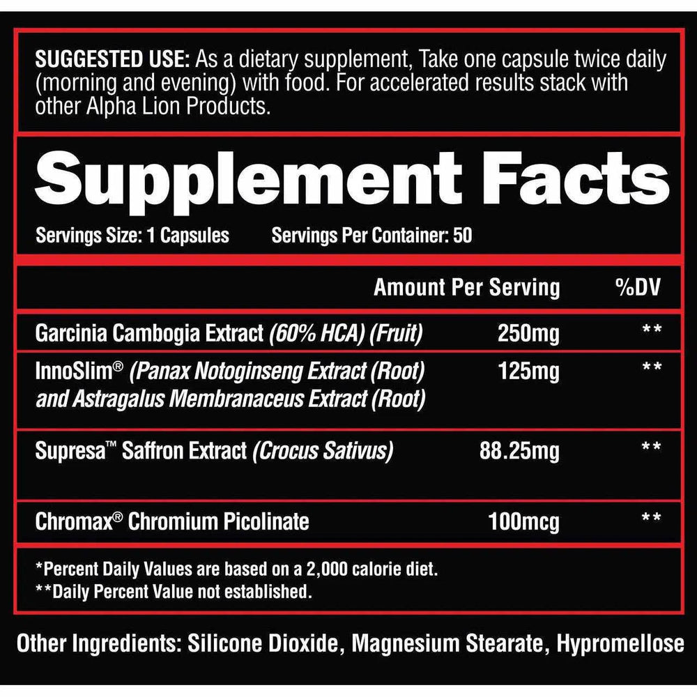 Alpha Lion Cravings Killer - 50 Capsules