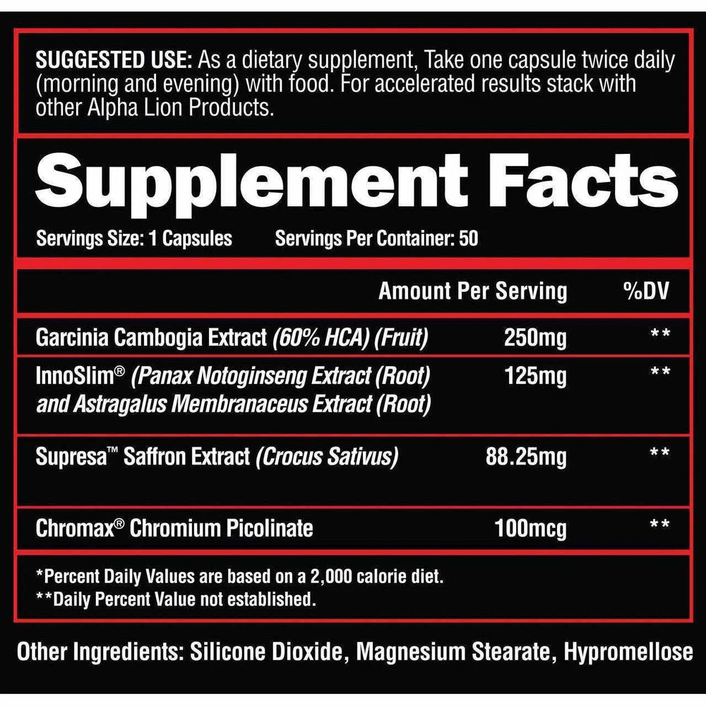 Alpha Lion Cravings Killer - 50 Capsules