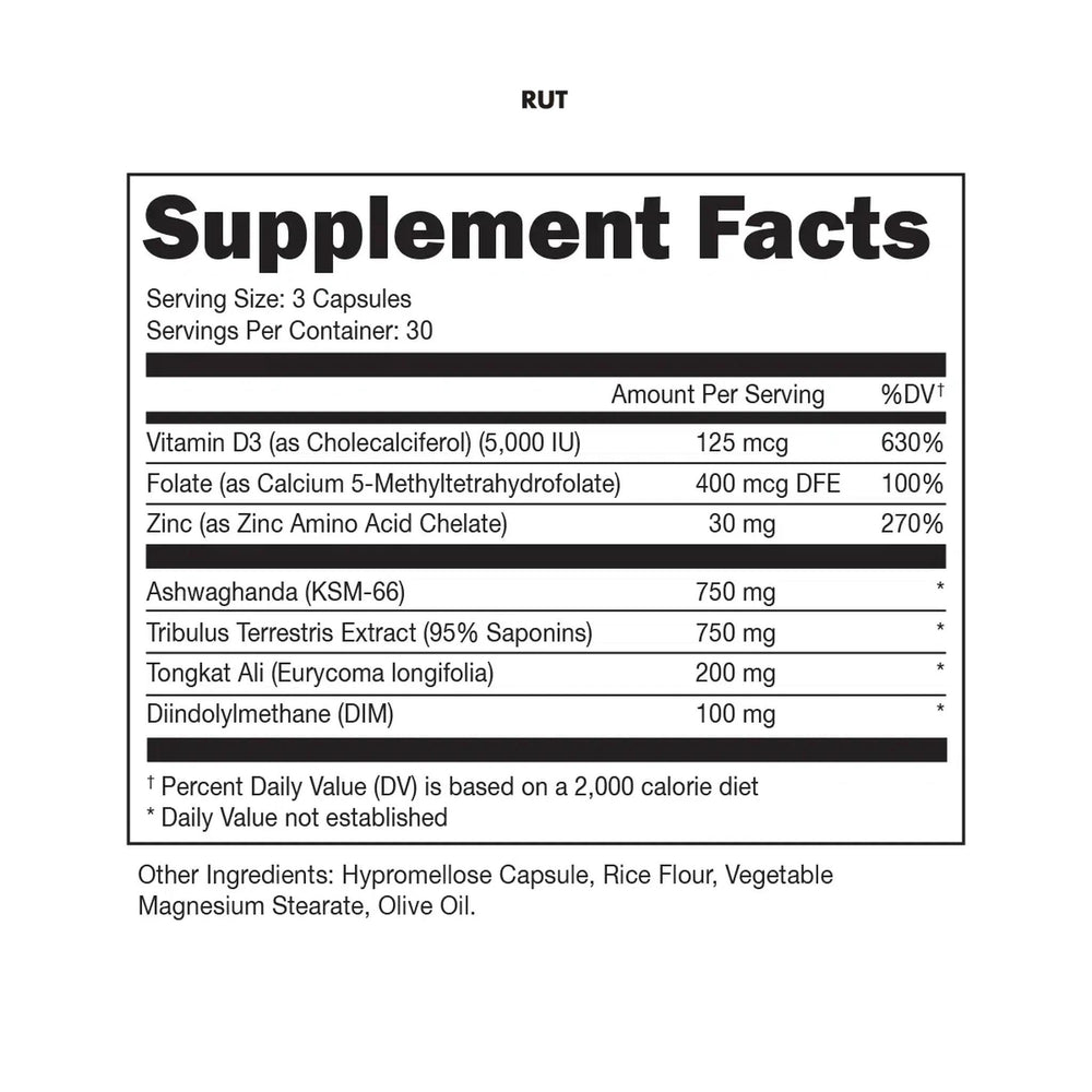 Bucked Up RUT-90 Capsules
