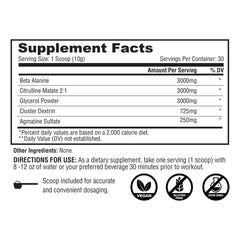 Metabolic Nutrition Stim-Free Pump - Unflavored