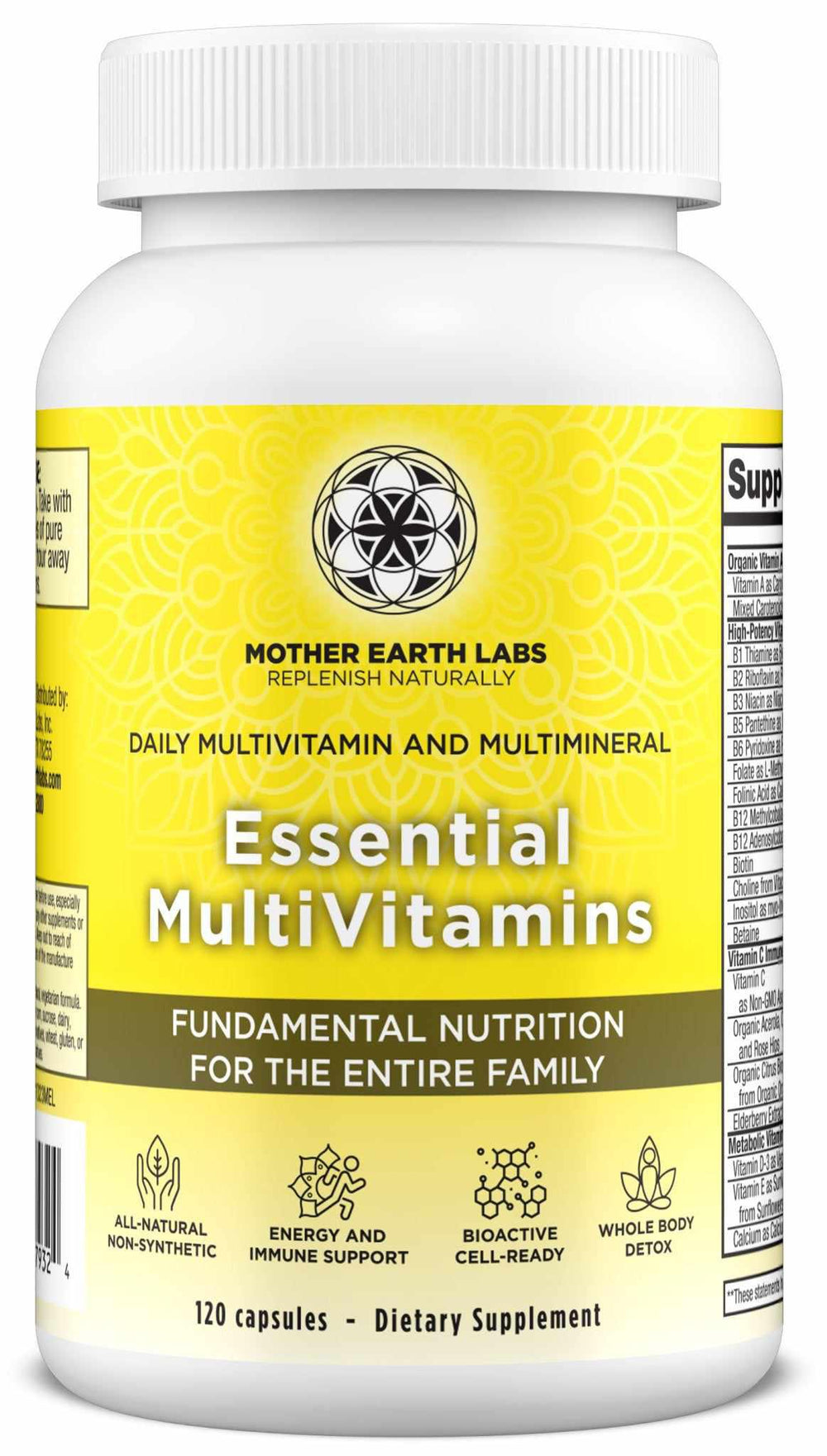 Mother Earth Labs Essential Daily Essentials - 120 Capsules
