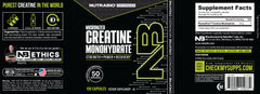 NutraBio Creatine Monohydrate - 150 Capsules