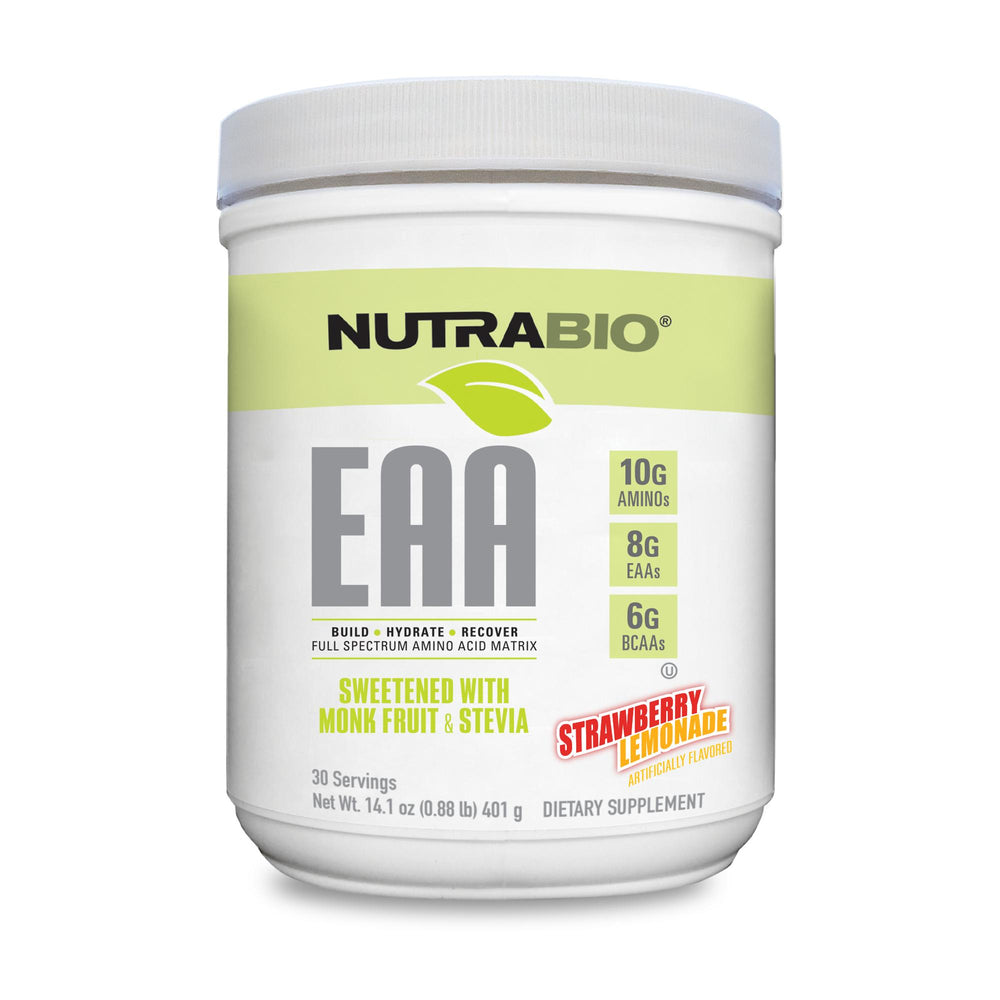NutraBio EAA Natural Powder - Strawberry Lemonade