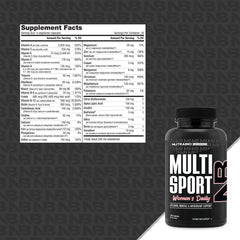 NutraBio Multi-Sport Women's Daily - 120 Capsules