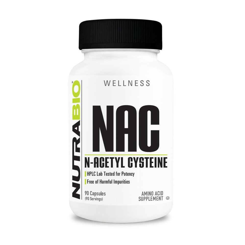 NutraBio NAC, 90 Capsules