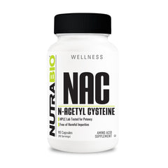NutraBio NAC, 90 Capsules