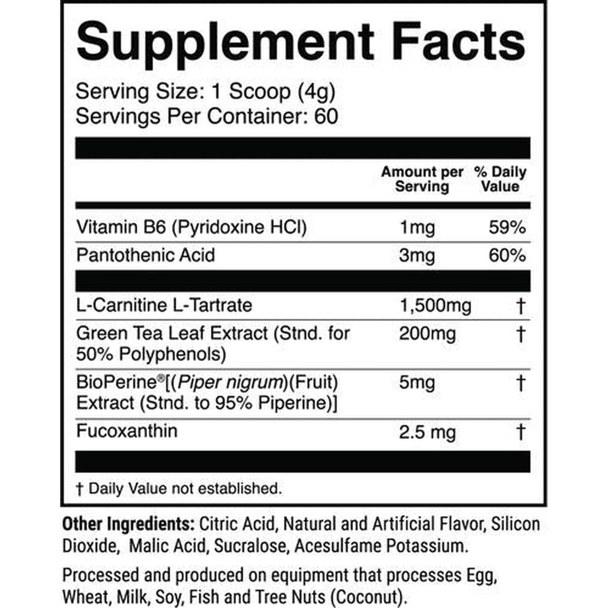 1st Phorm L-Carnitine