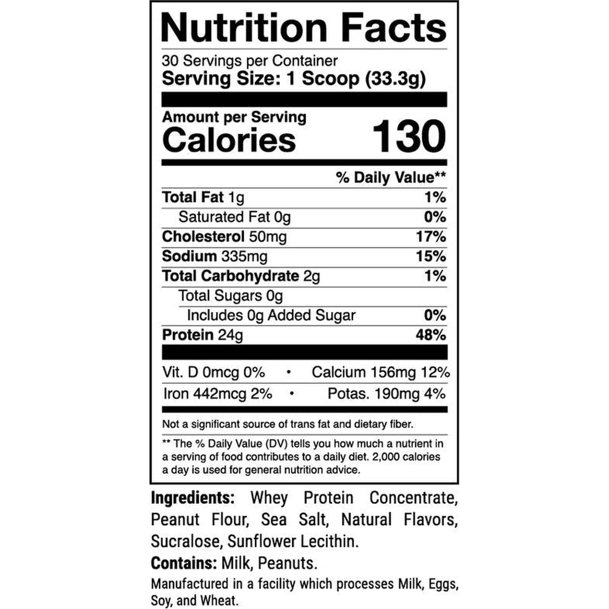 1st Phorm Level-1 Protein - Salted Peanut Butter