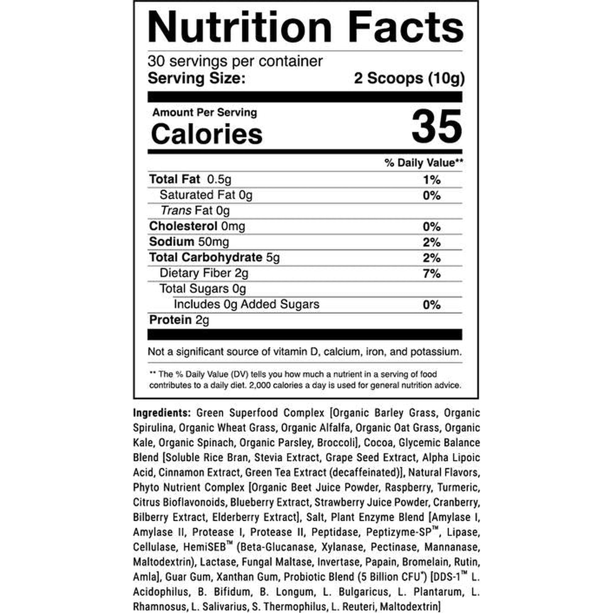1st Phorm Opti-Greens - Chocolate