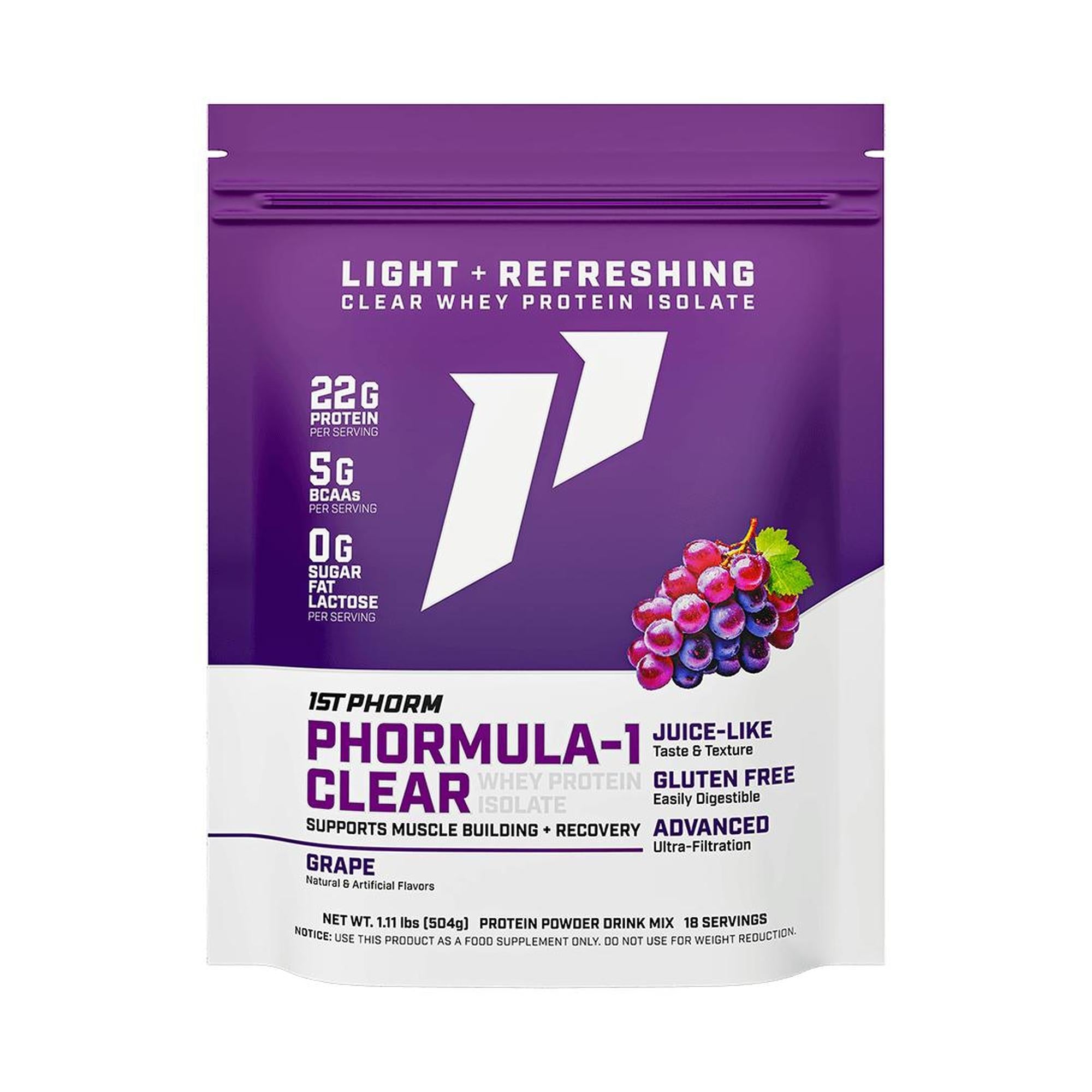1st Phorm Phormula-1 Clear Whey Protein Isolate