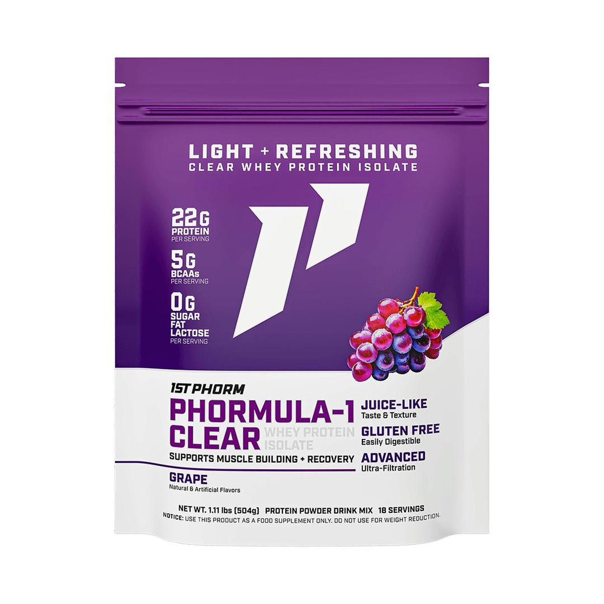 1st Phorm Phormula-1 Clear Whey Protein Isolate