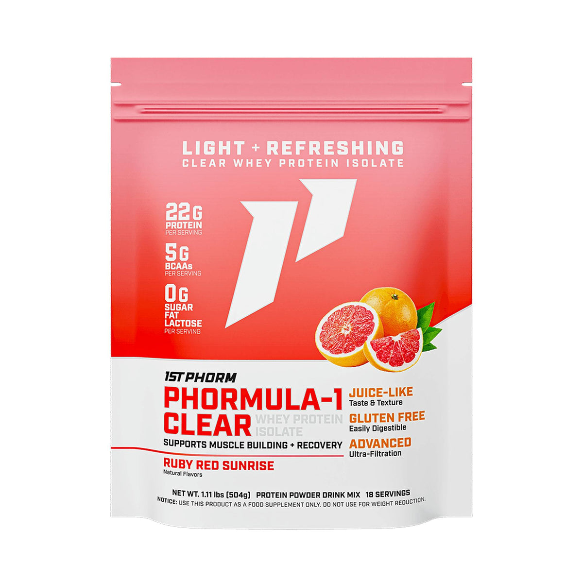 1st Phorm Phormula-1 Clear Whey Protein Isolate