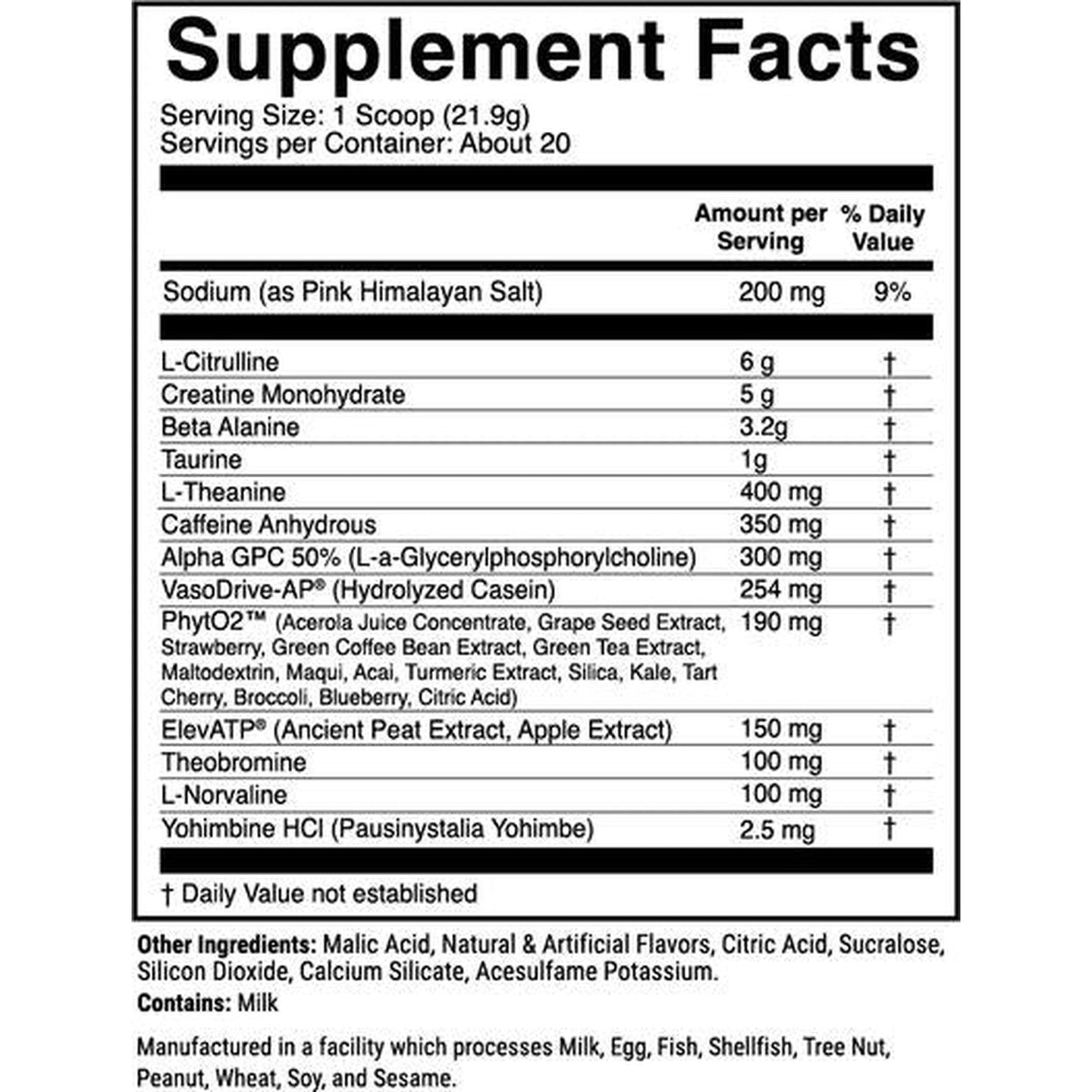 1st Phorm Project -1 Pro - Strawberry Pineapple