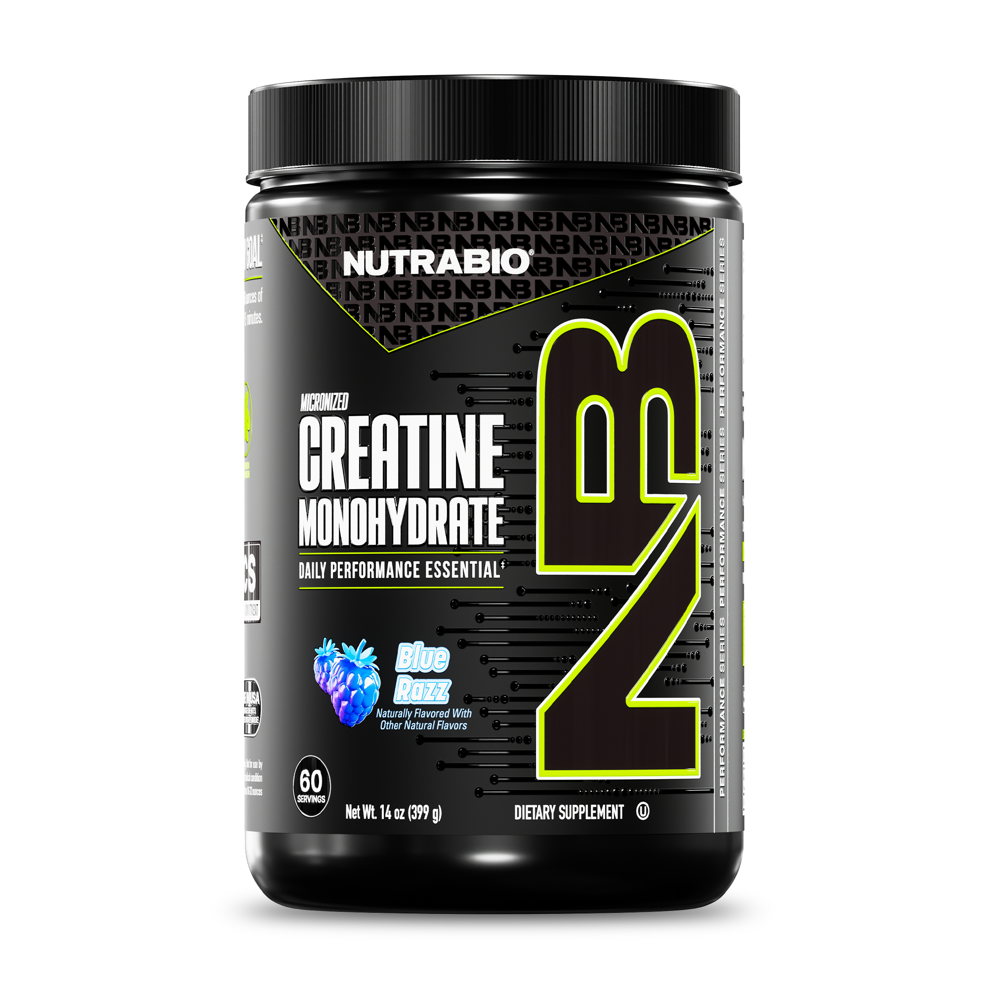 NutraBio Creatine Monohydrate Powder