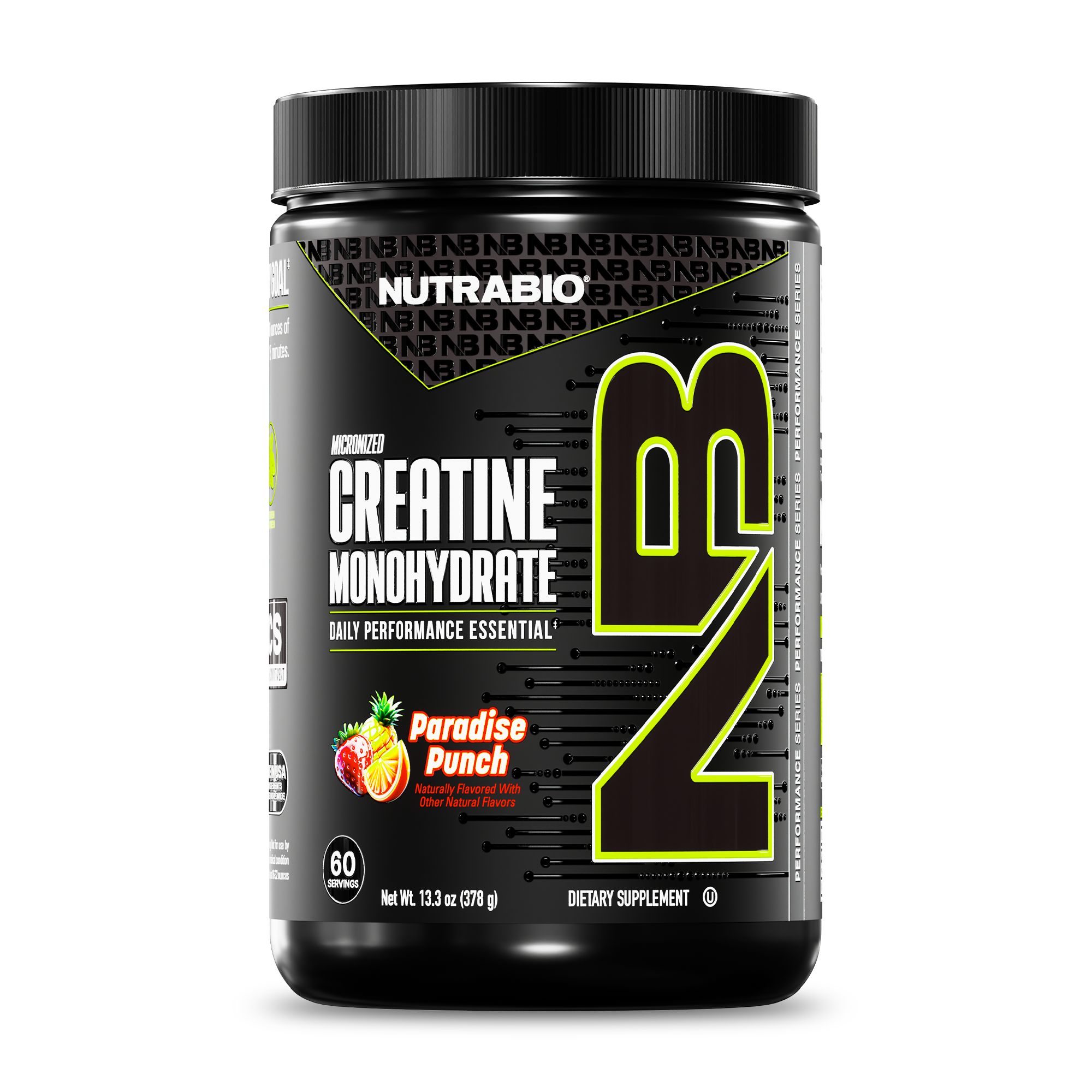 NutraBio Creatine Monohydrate Powder