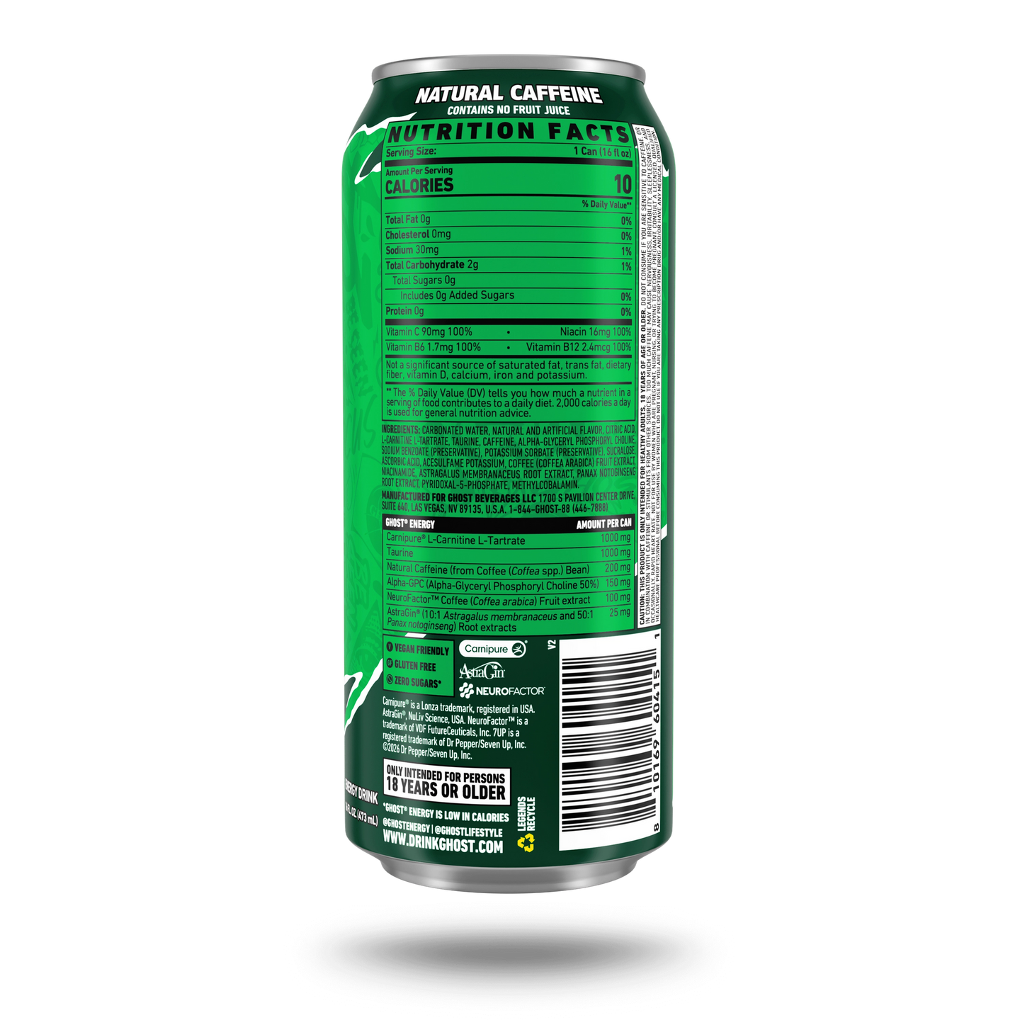 Ghost Energy Drink - 7up