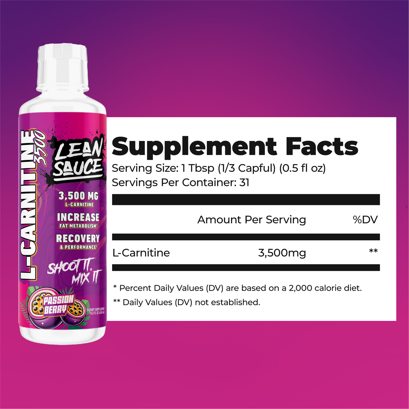 Lean Sauce L-Carnitine