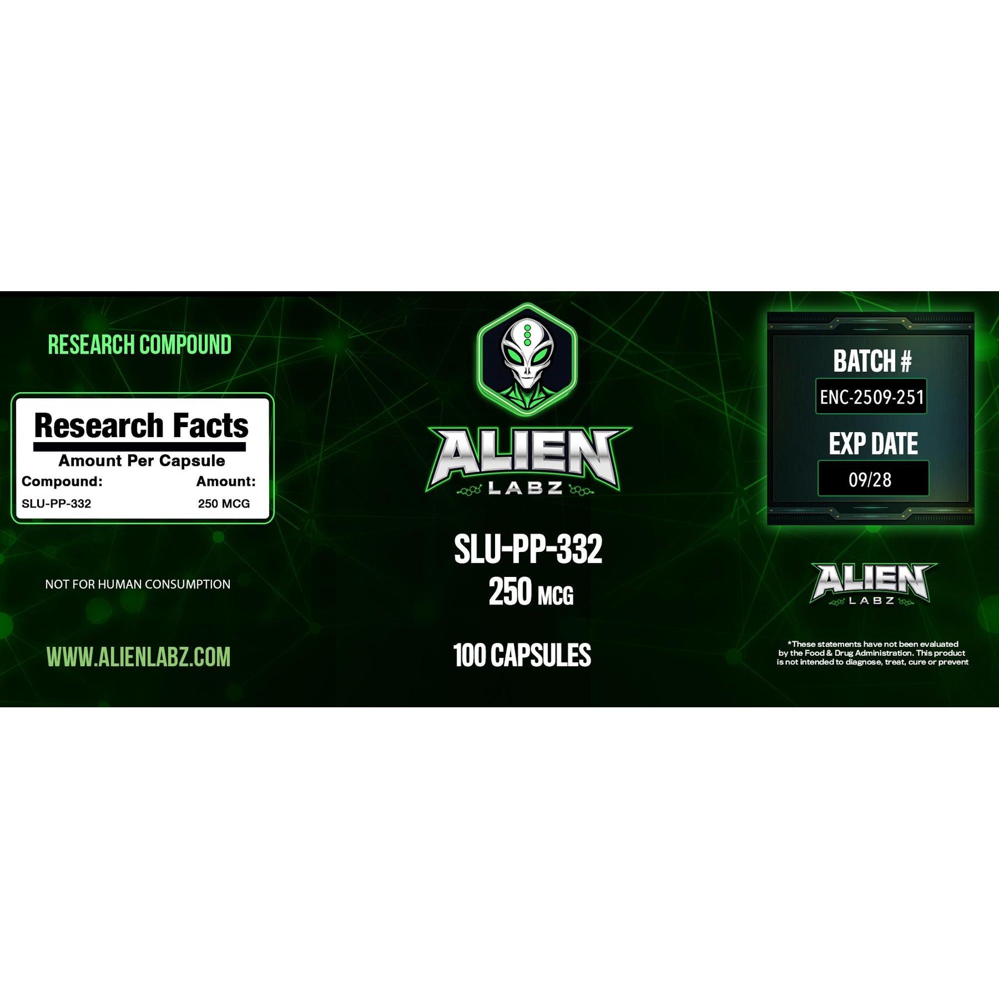 ALIEN LABZ SLU-PP-332 250mcg - 100 Capsules