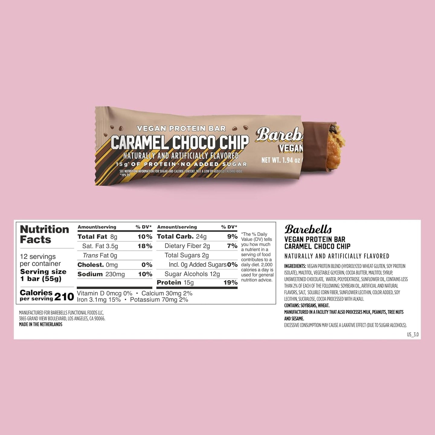Barebells Soft Protein Bar - Caramel Choco