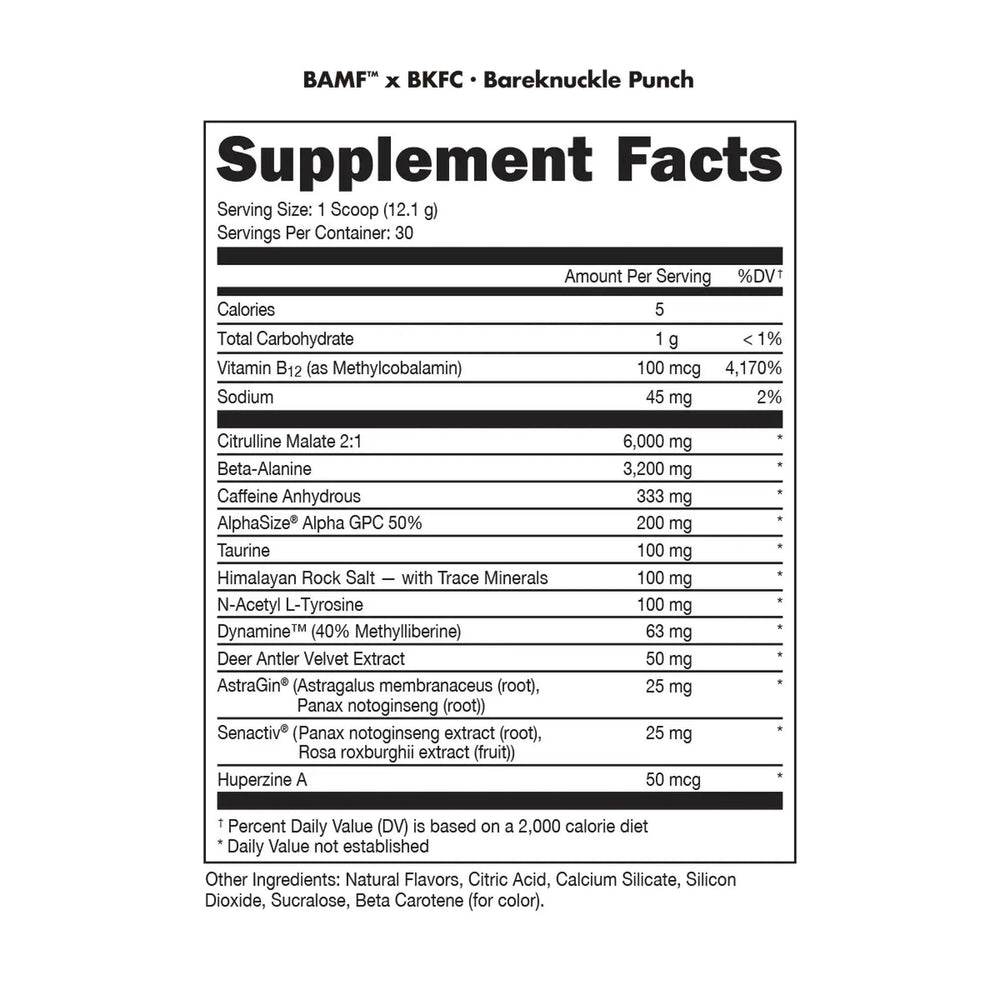 Bucked Up BAMF Pre-Workout