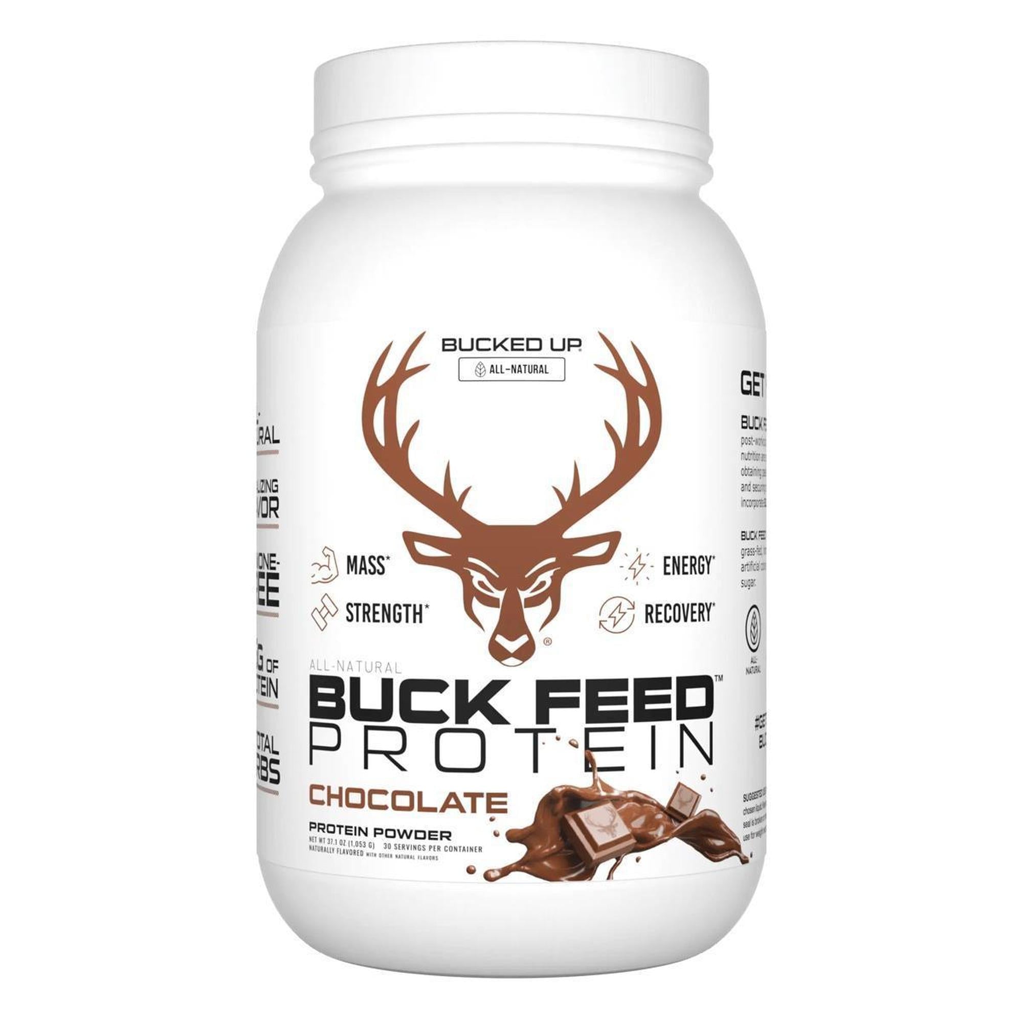 Bucked Up Buck Feed All-Natural Protein - Chocolate
