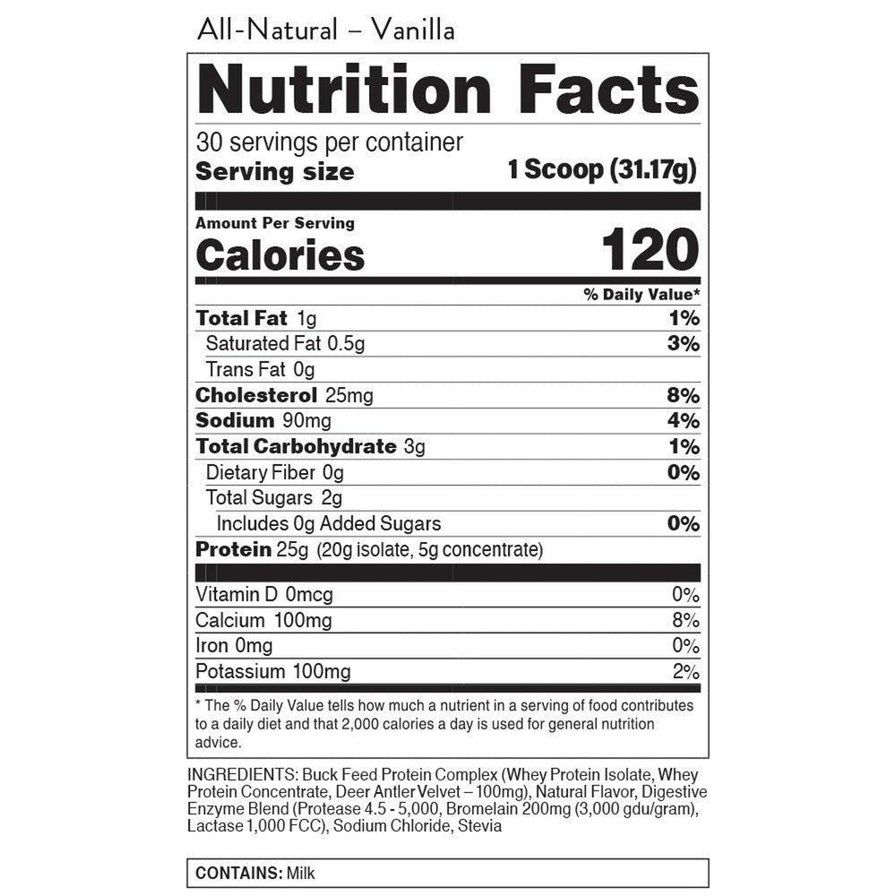 Bucked Up Buck Feed Protein - 2 lb