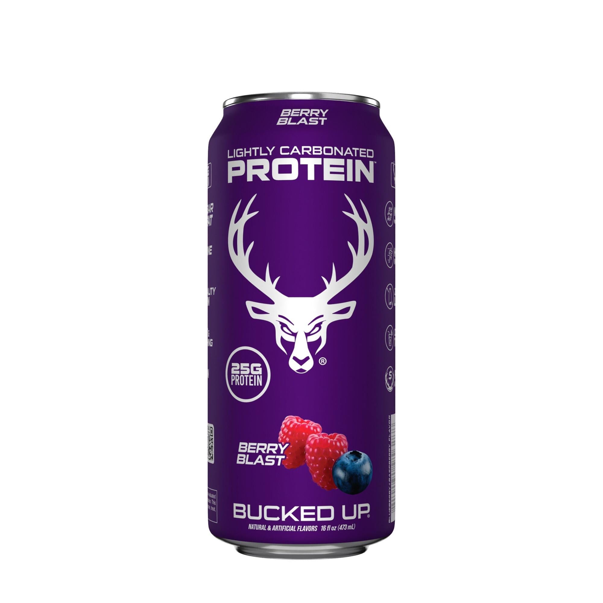 Bucked Up Carbonated Protein RTD - Berry Blast