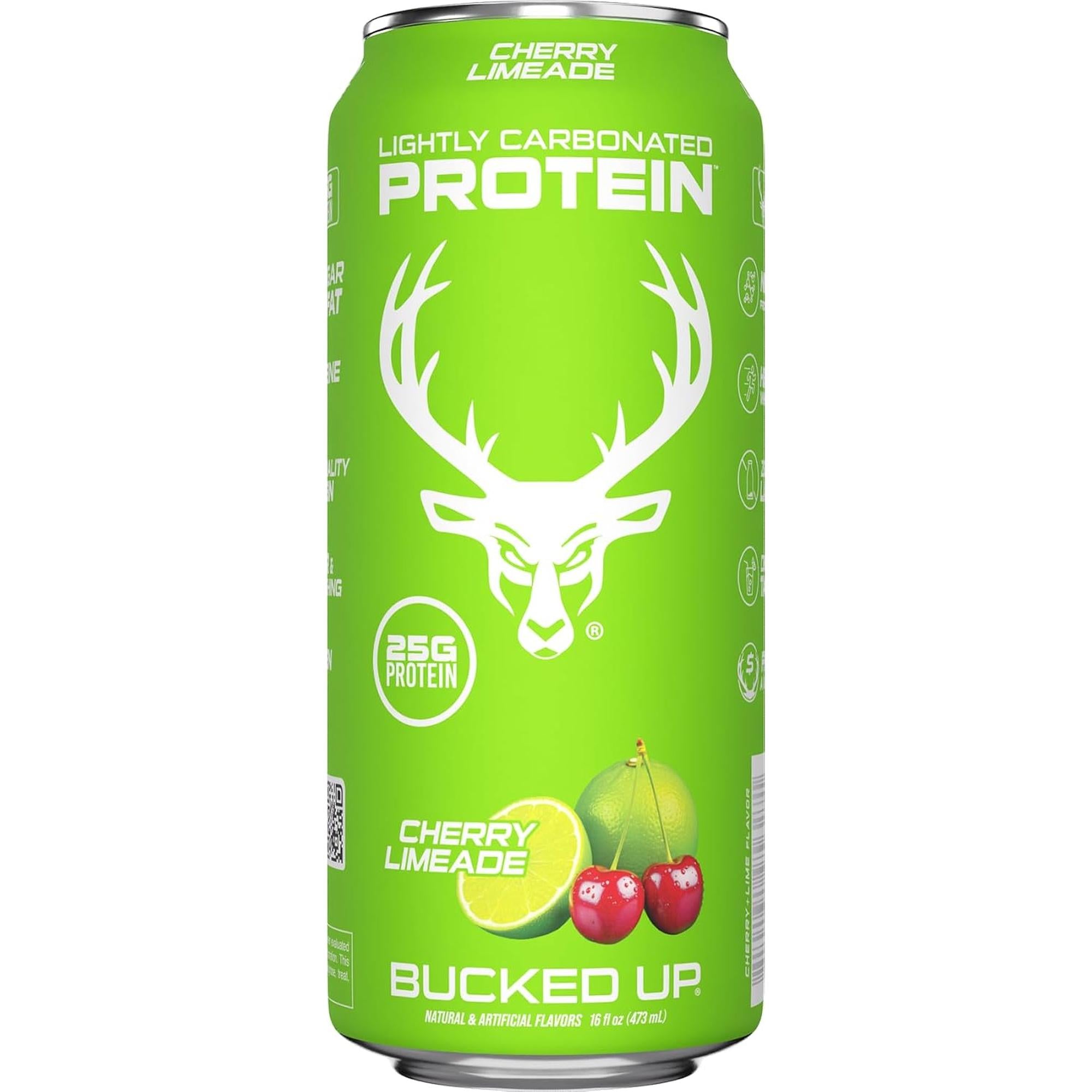 Bucked Up Carbonated Protein RTD - Cherry Limeade