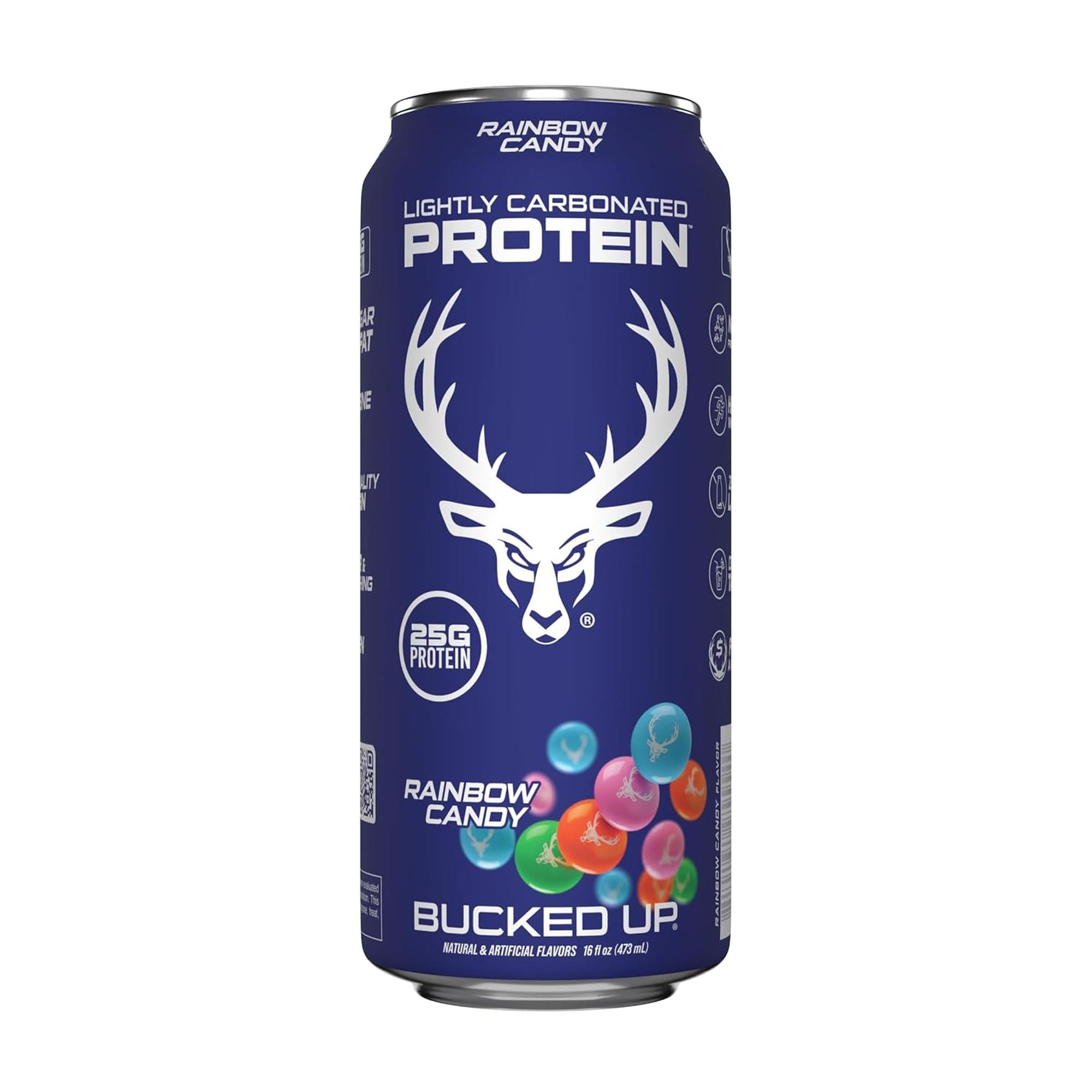 Bucked Up Carbonated Protein RTD - Rainbow Candy