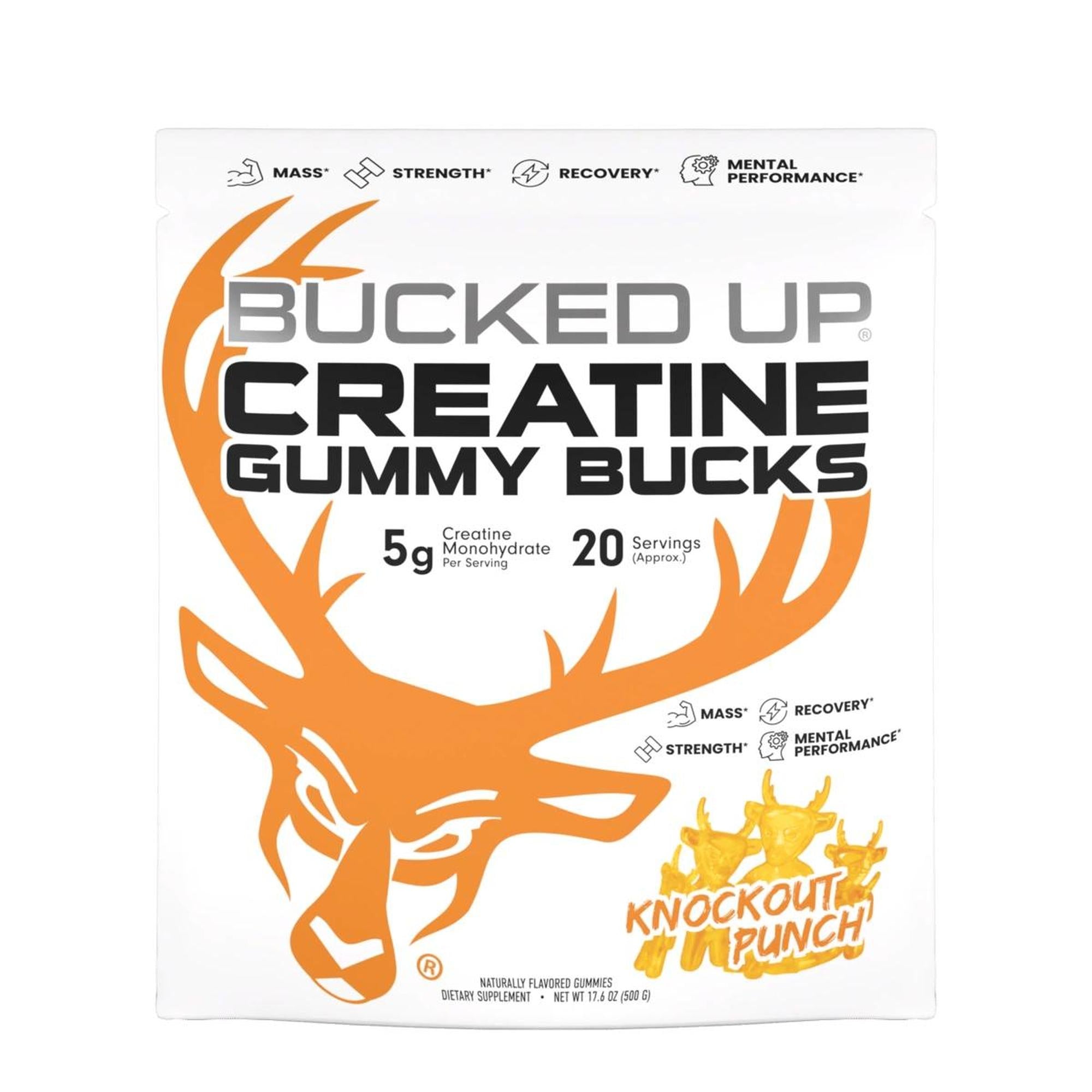 Bucked Up Creatine Gummy Bucks (New and Improved) – Ultimate Sport Nutrition