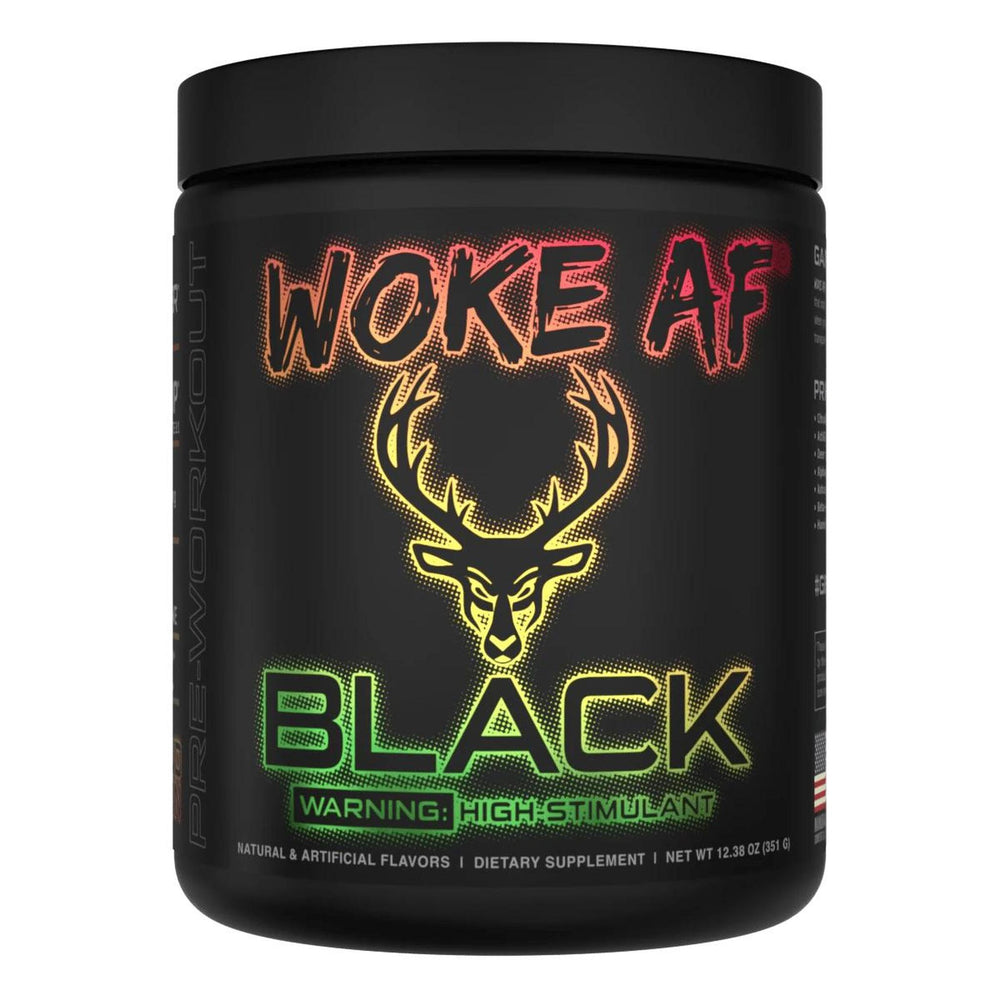 Bucked Up Woke AF BLACK - High Stim Pre-Workout