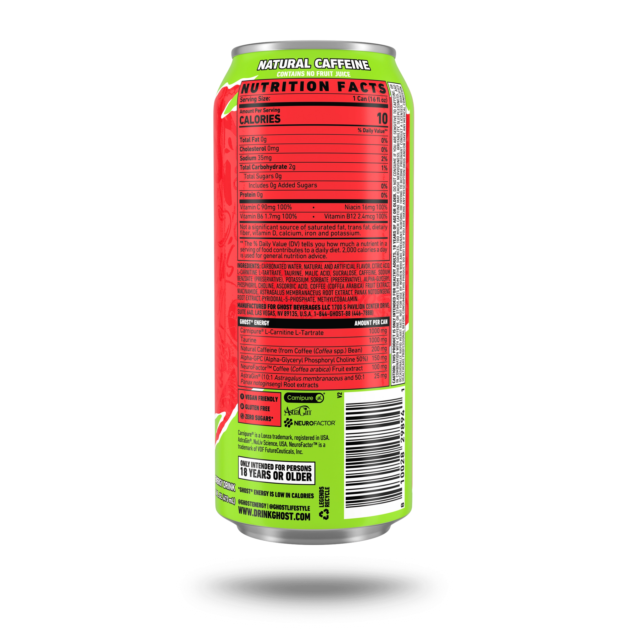 Ghost Energy Drink - Cherry Limeade