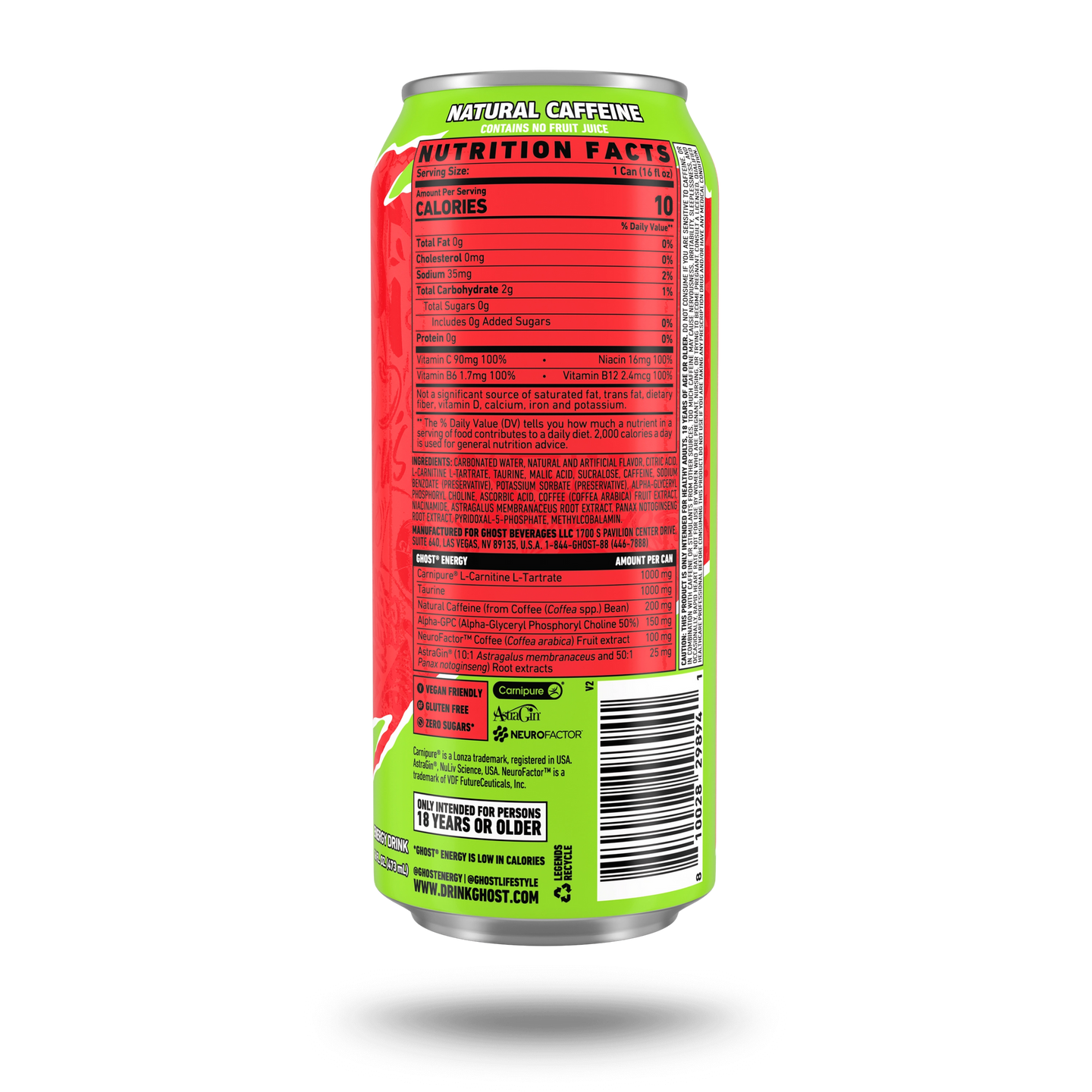 Ghost Energy Drink - Cherry Limeade