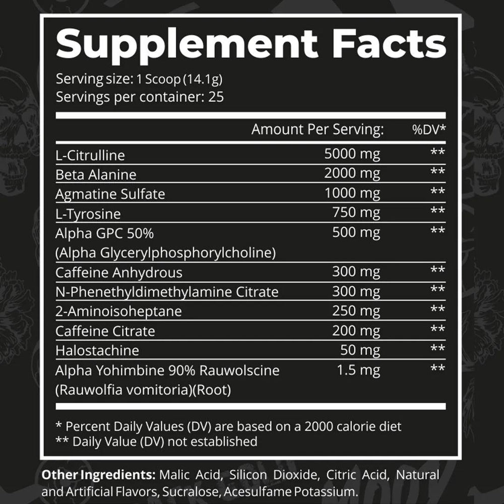 Dark Labs CRACK Gold Limited Edition Pre-Workout