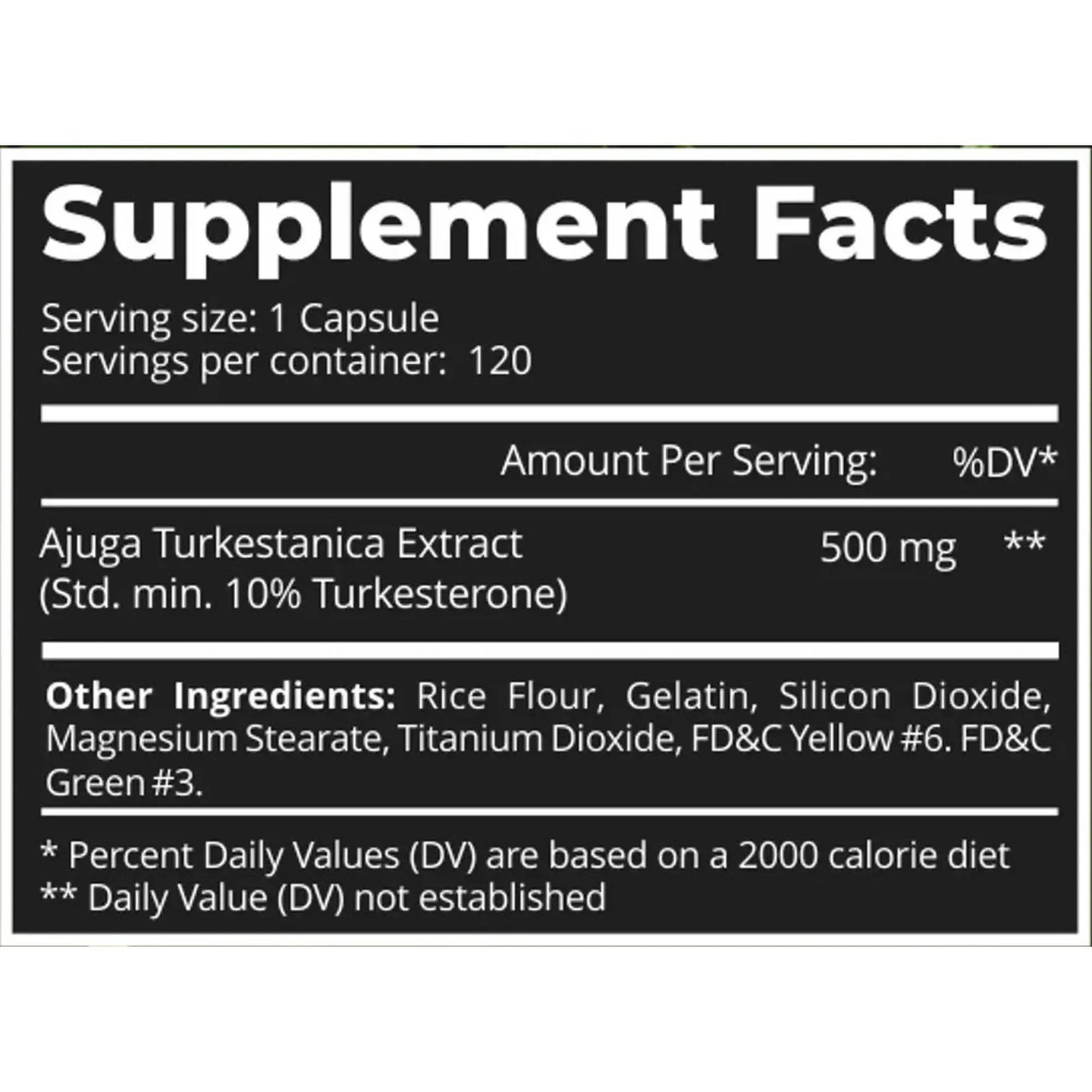Dark Labs Turkesterone 10% – 120 Capsules
