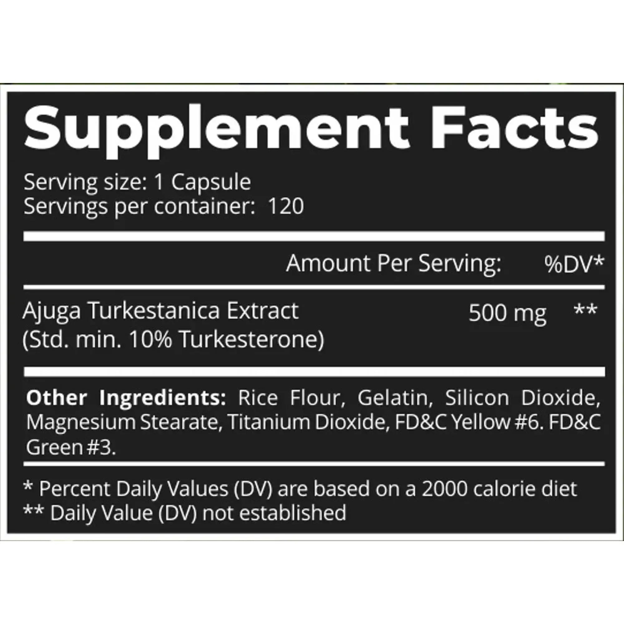Dark Labs Turkesterone 10% – 120 Capsules