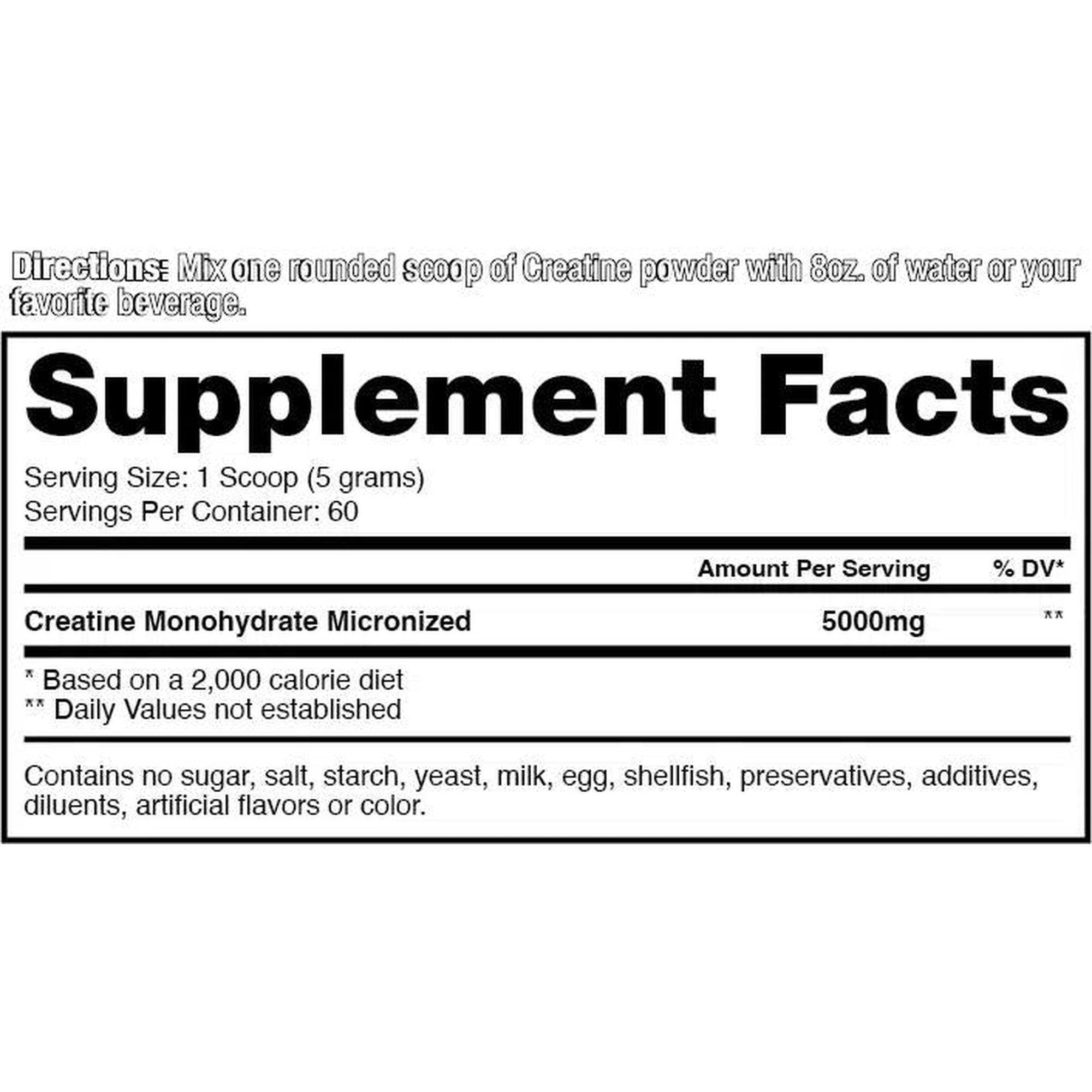 Dragon Pharma Creatine Monohydrate, 300 Grams