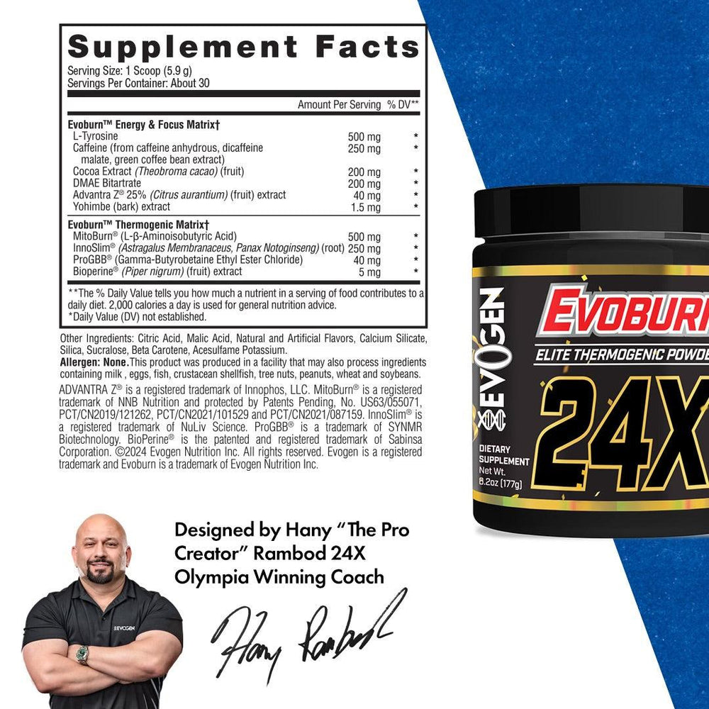 Evogen Evoburn Elite Thermogenic Powder