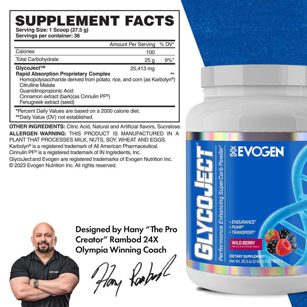 Evogen GlycoJect Super Carb