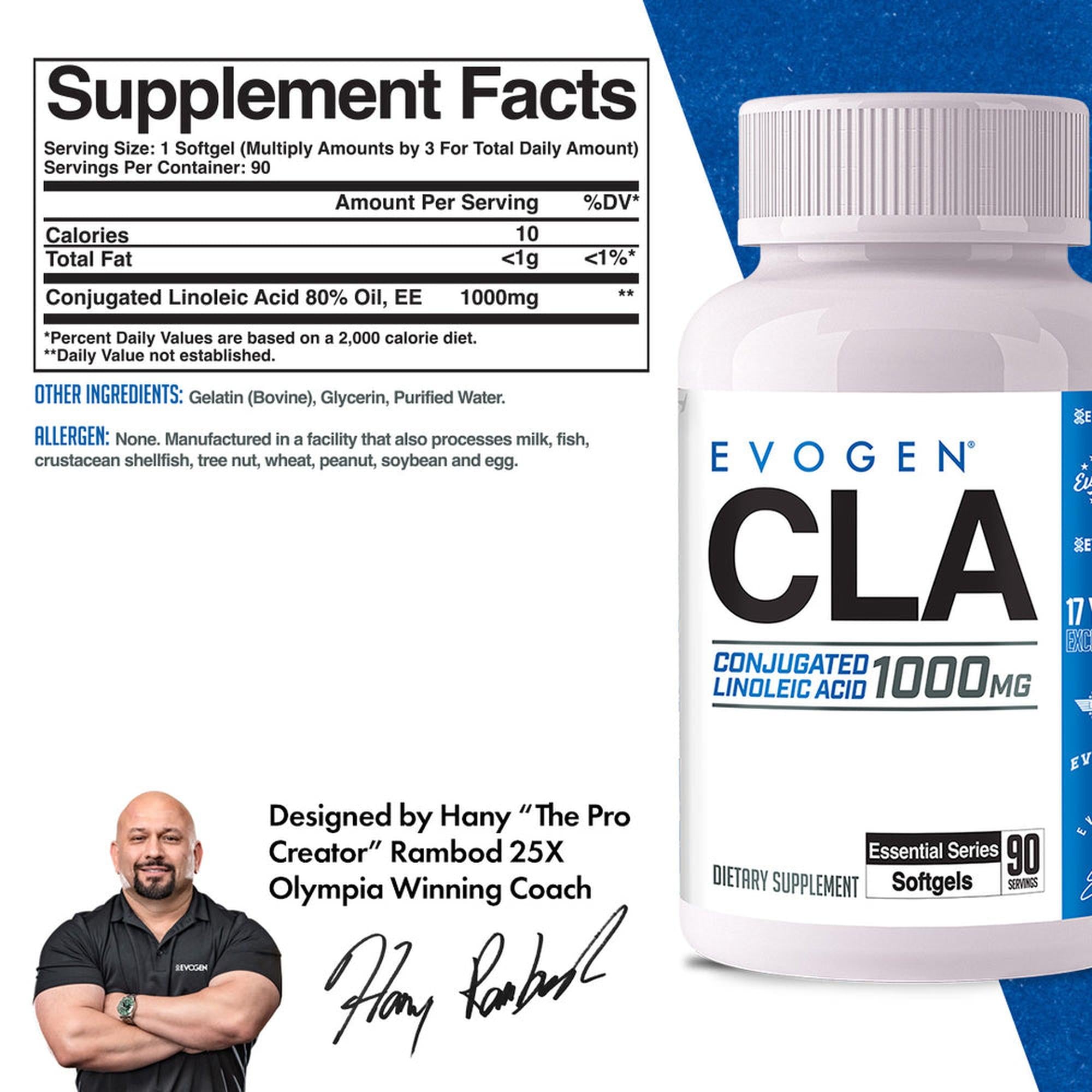 Evogen CLA - 90 Capsules