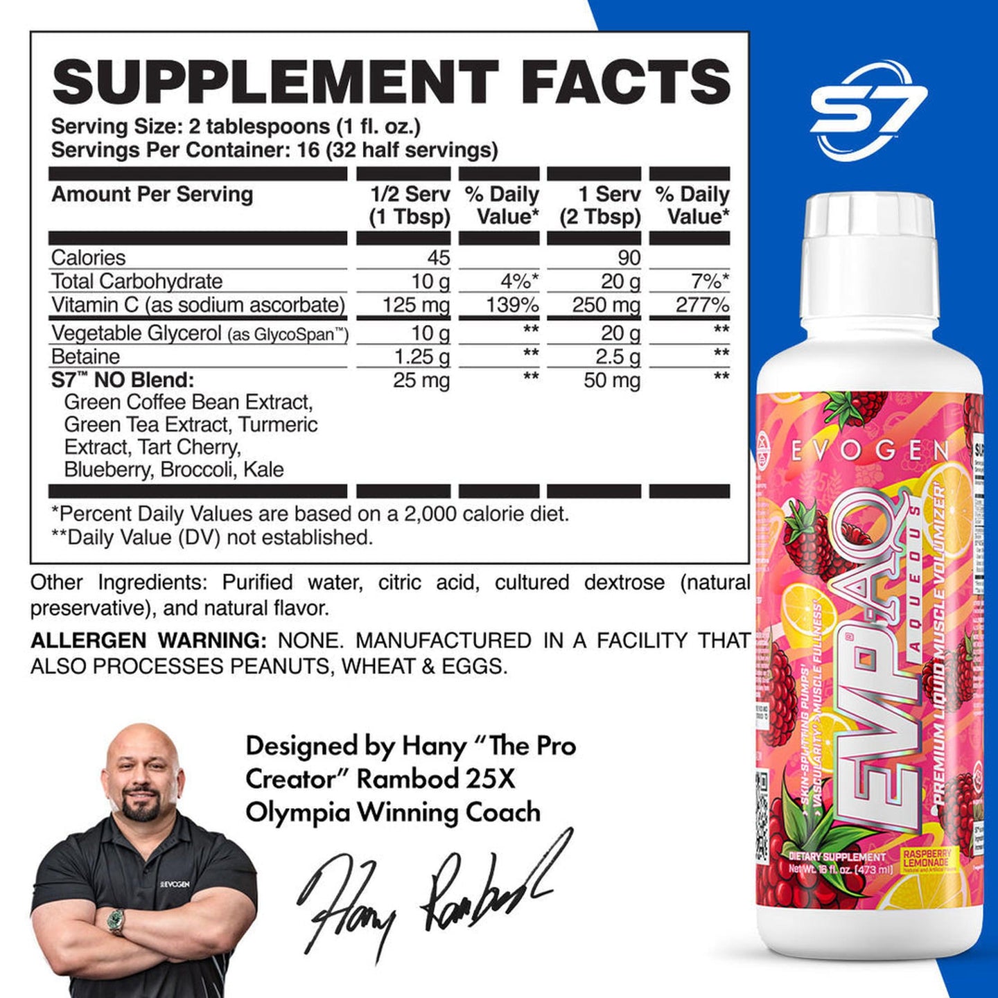 Evogen EVP AQ - Raspberry Lemonade