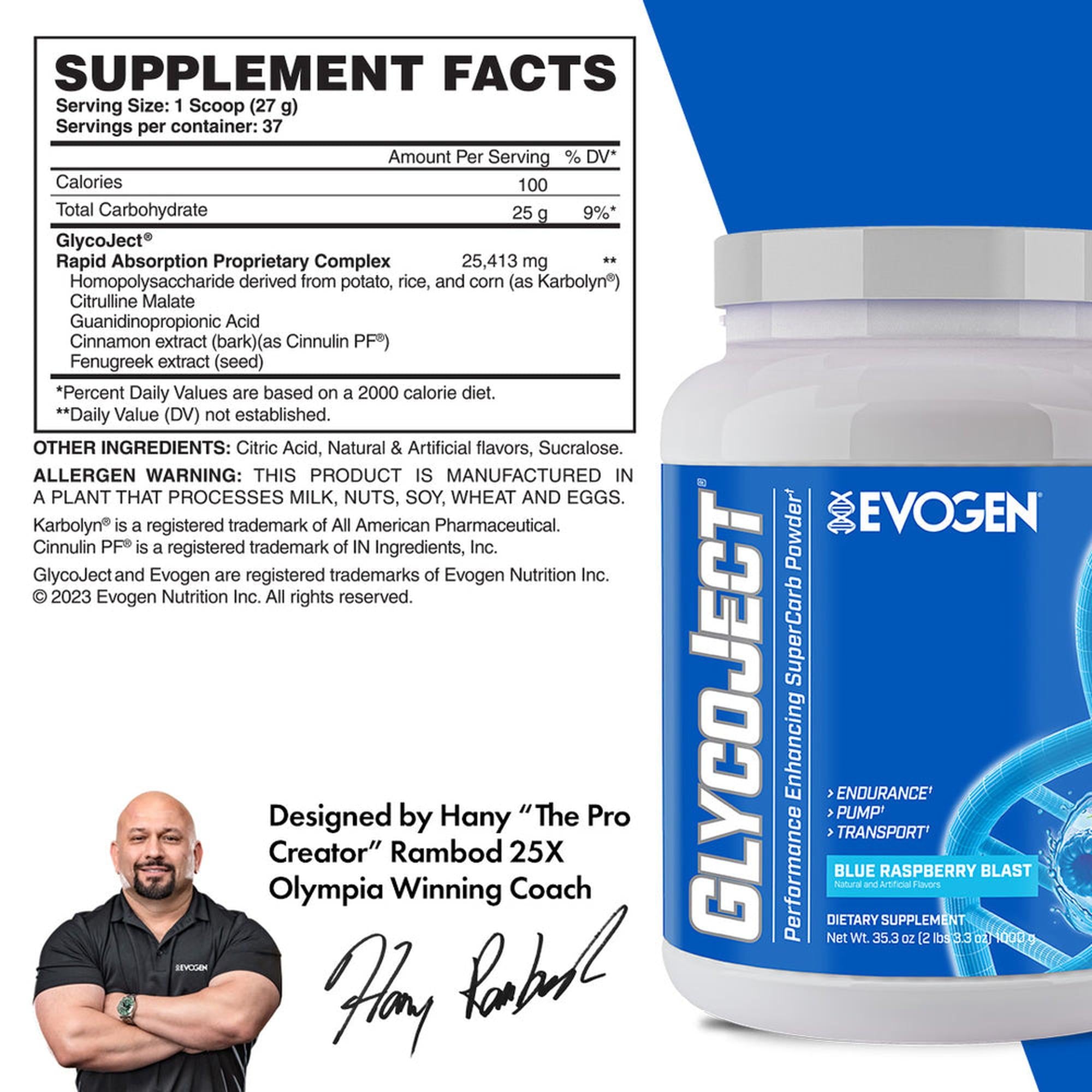 Evogen Glycoject - Blue Raspberry Blast