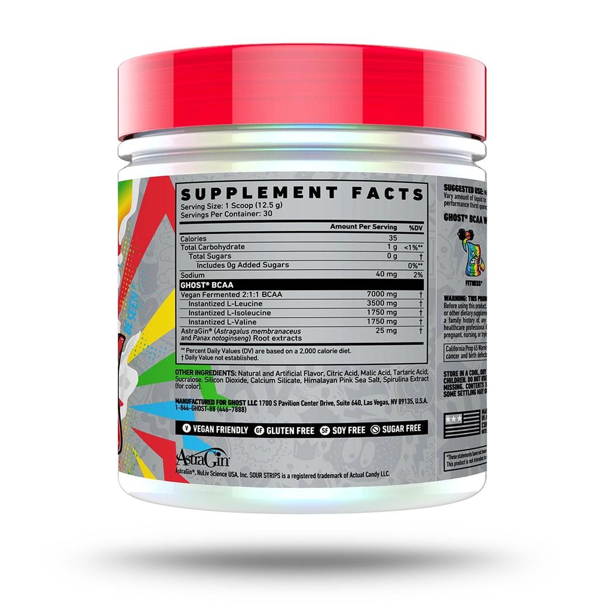 GHOST® BCAA - Sour Strips® Rainbow