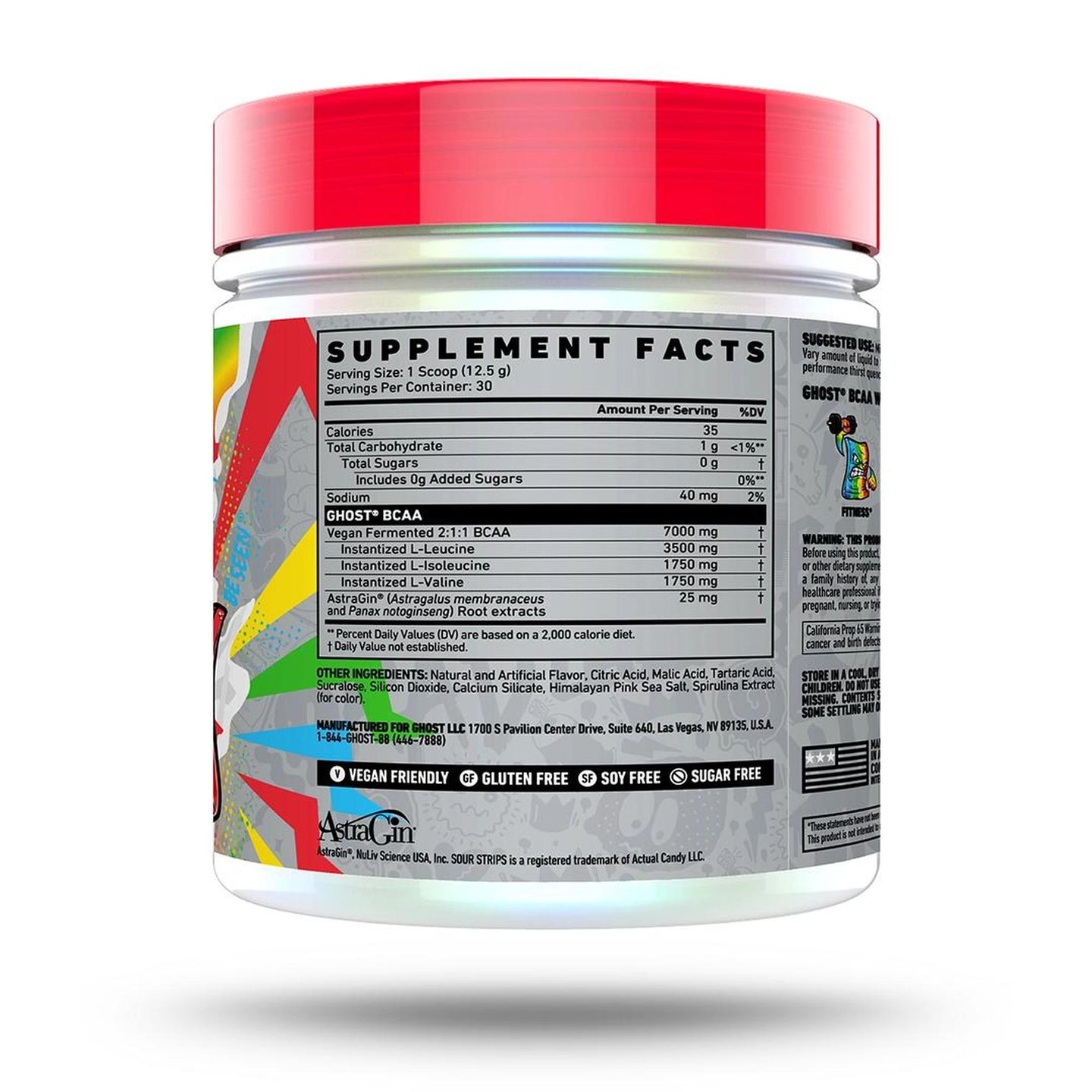 GHOST® BCAA - Sour Strips® Rainbow