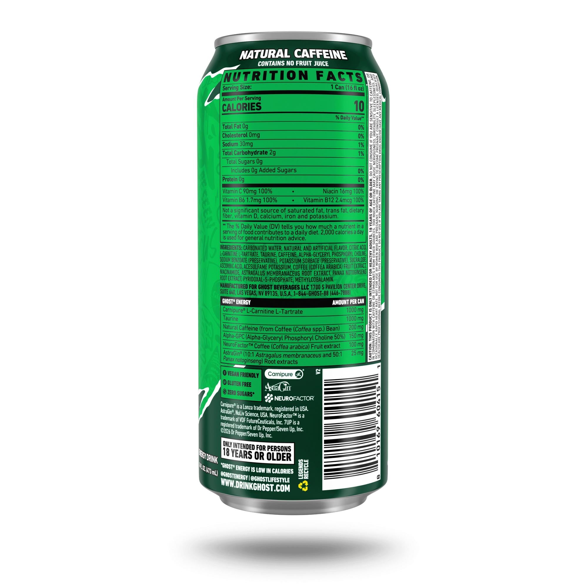 Ghost Energy Drink - 7up