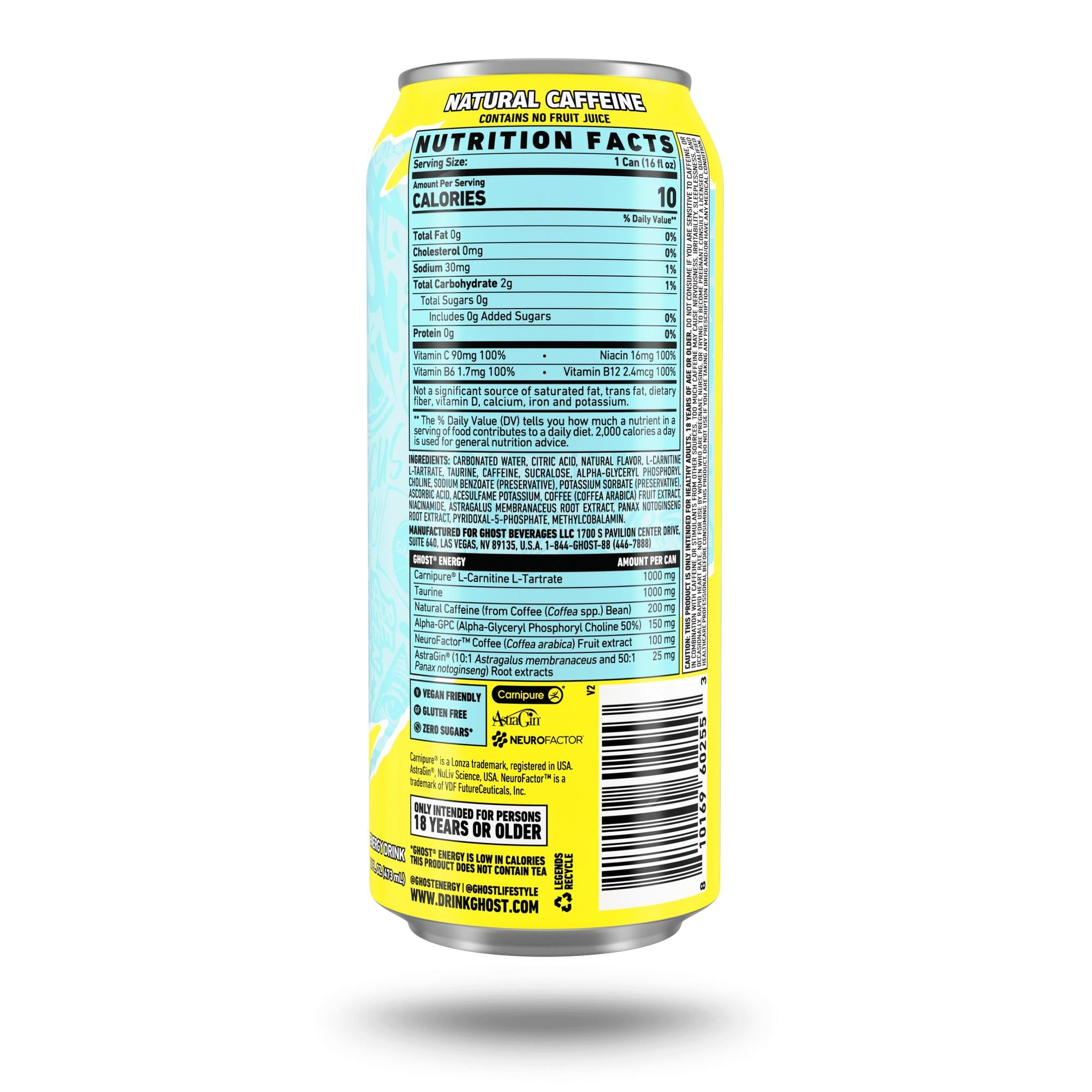 Ghost Energy Drink - Iced Tea Lemonade