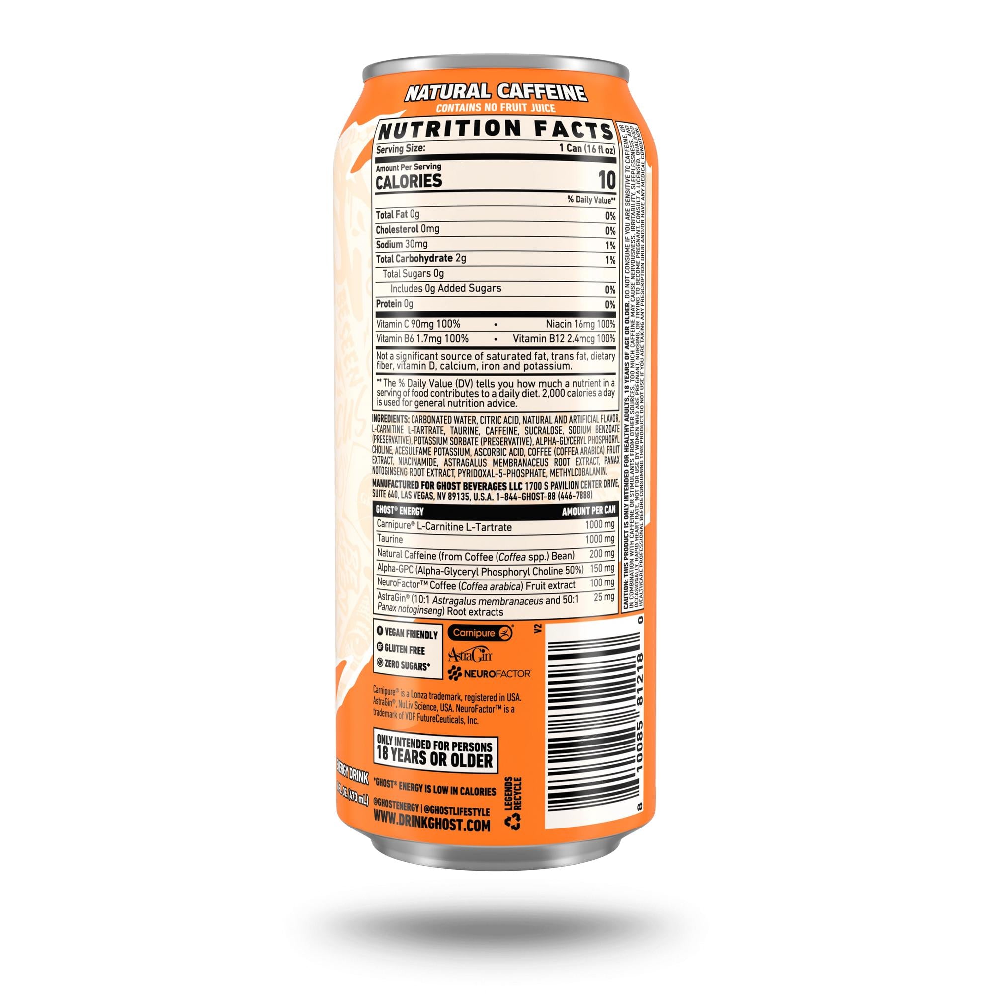 Ghost Energy Drink - Orange Cream