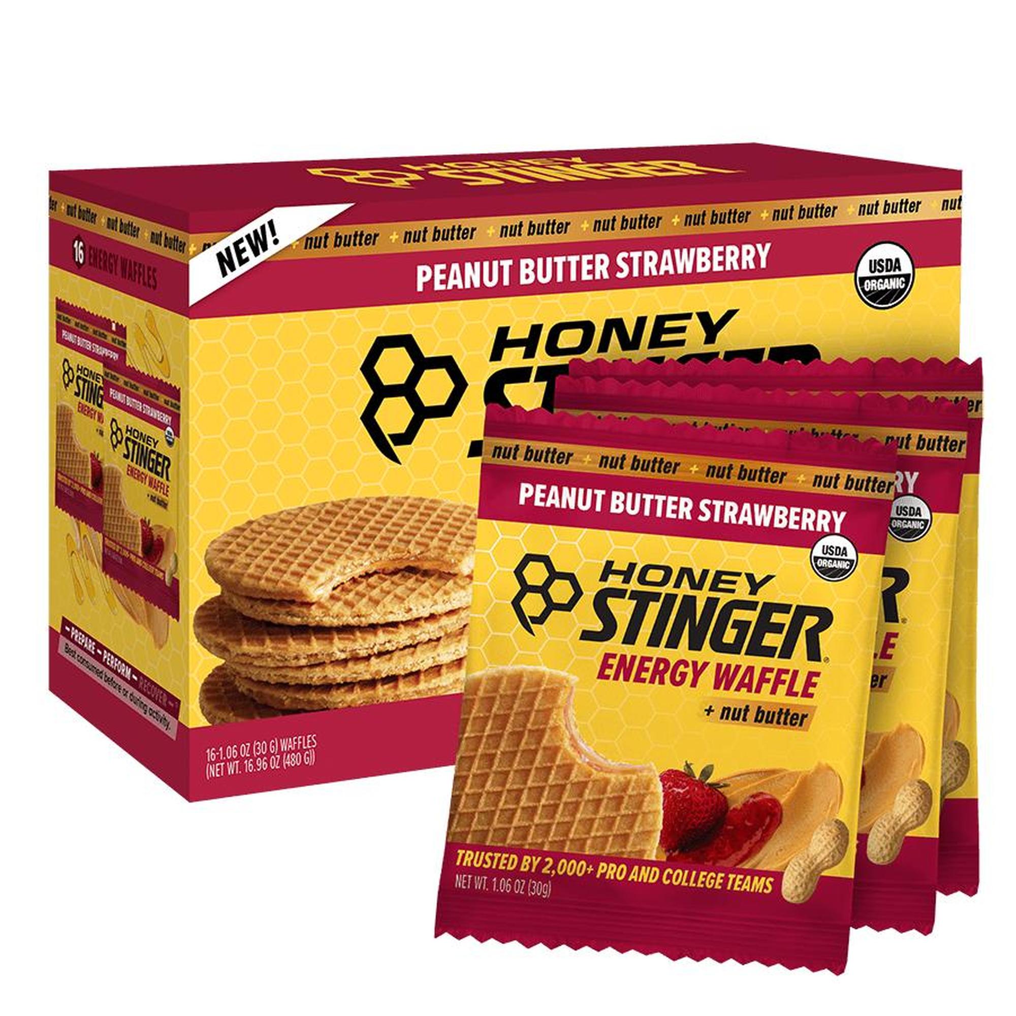 Honey Stinger Energy Waffle - Peanut Butter Strawberry