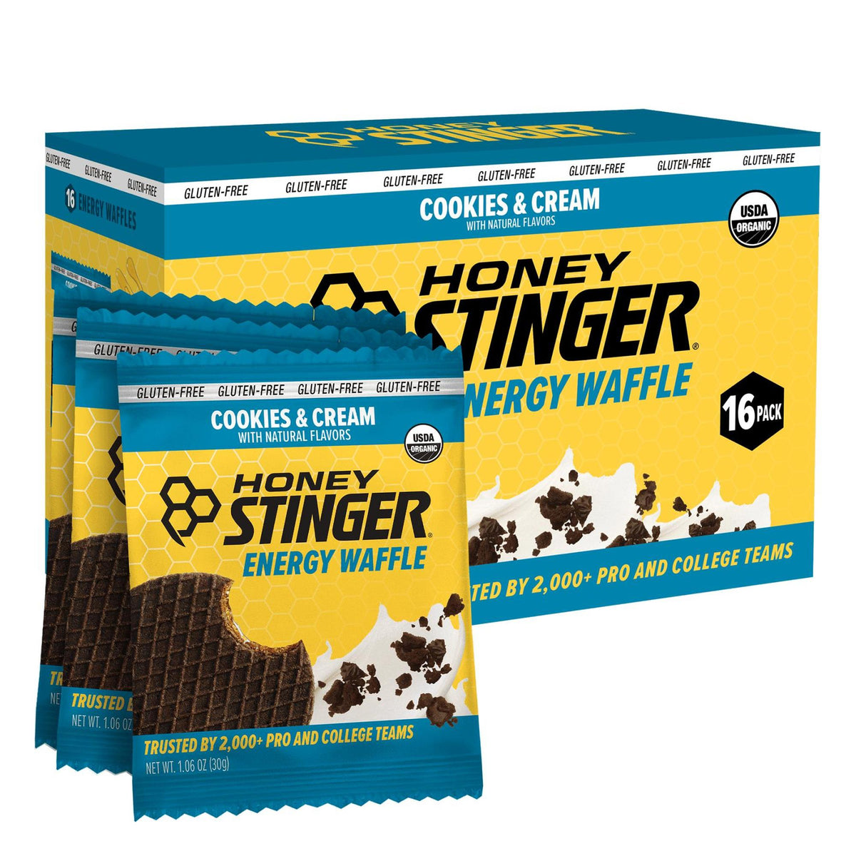 Honey Stinger Gluten Free Energy Waffle - Cookies & Cream