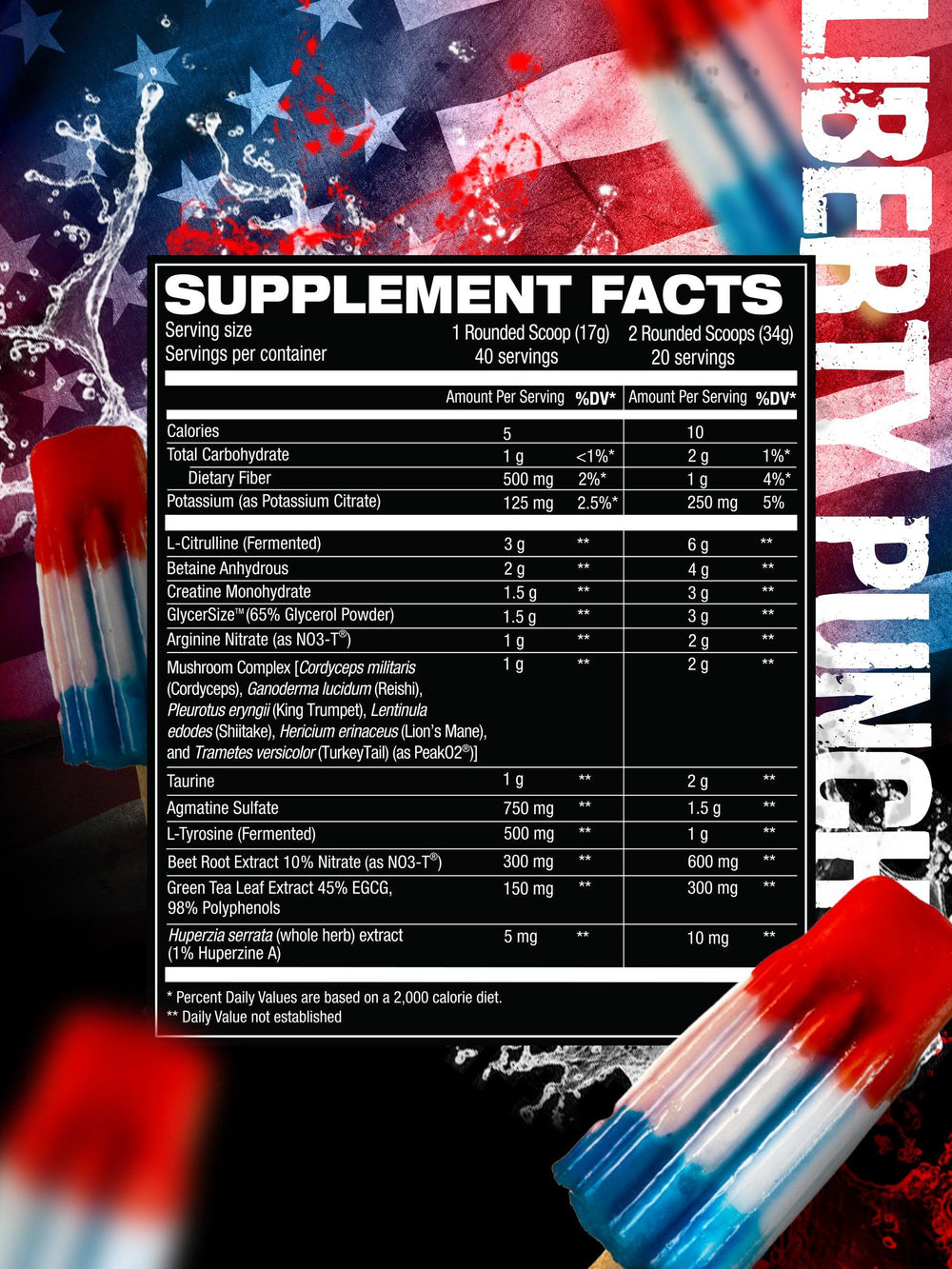 Hosstile Bloodshot Non-Stim Pump Pre-Workout